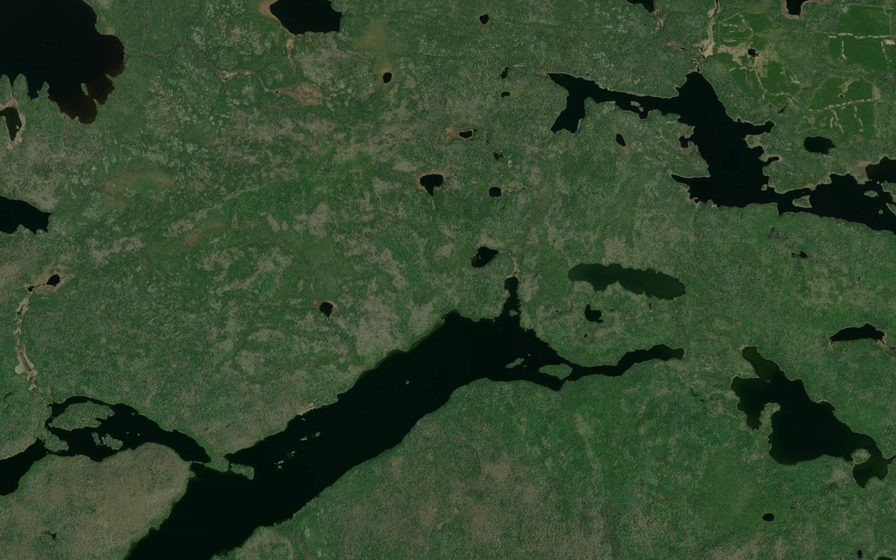 Satellite map of the Kellar Bay