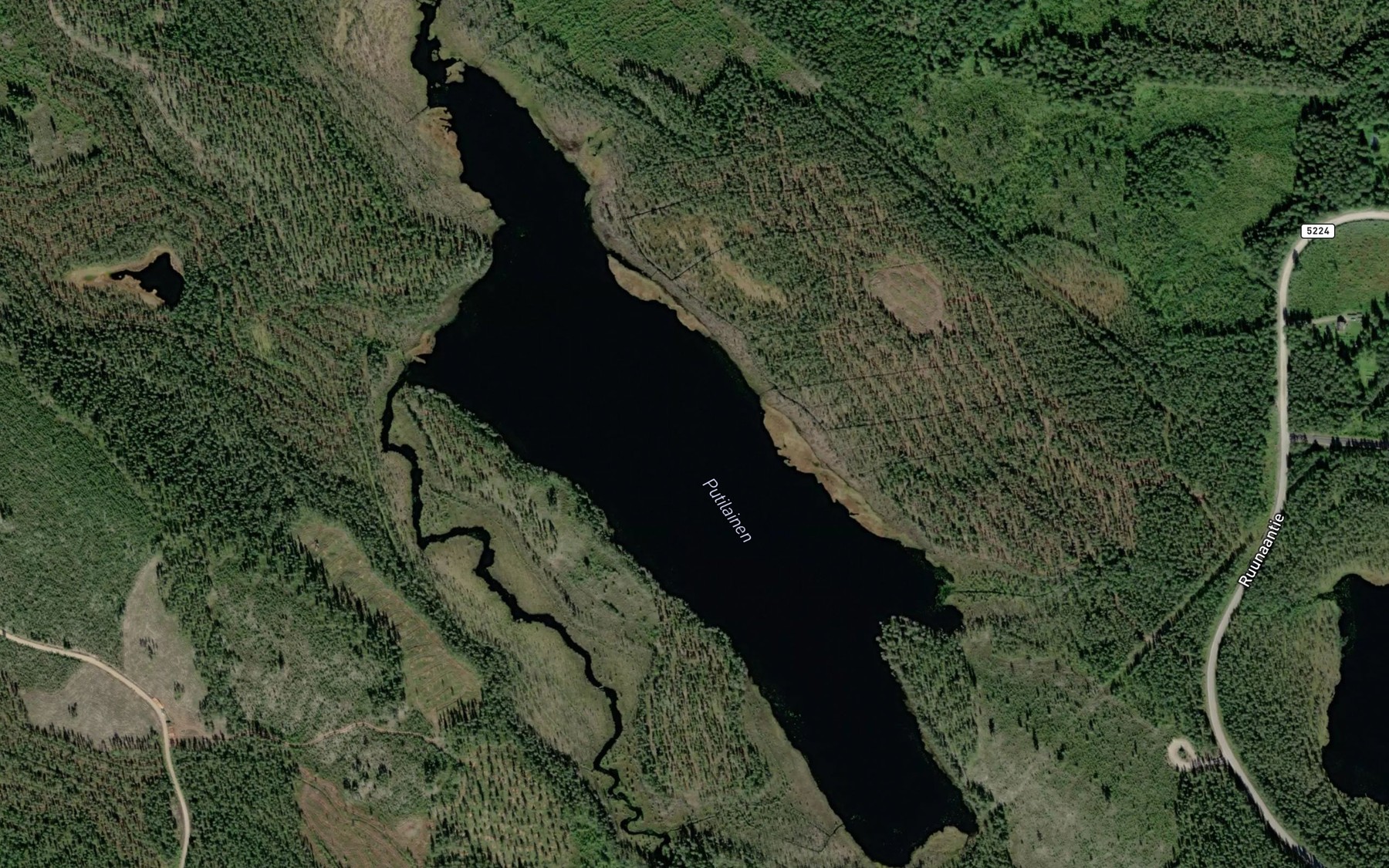 Satellite map of the Putilainen