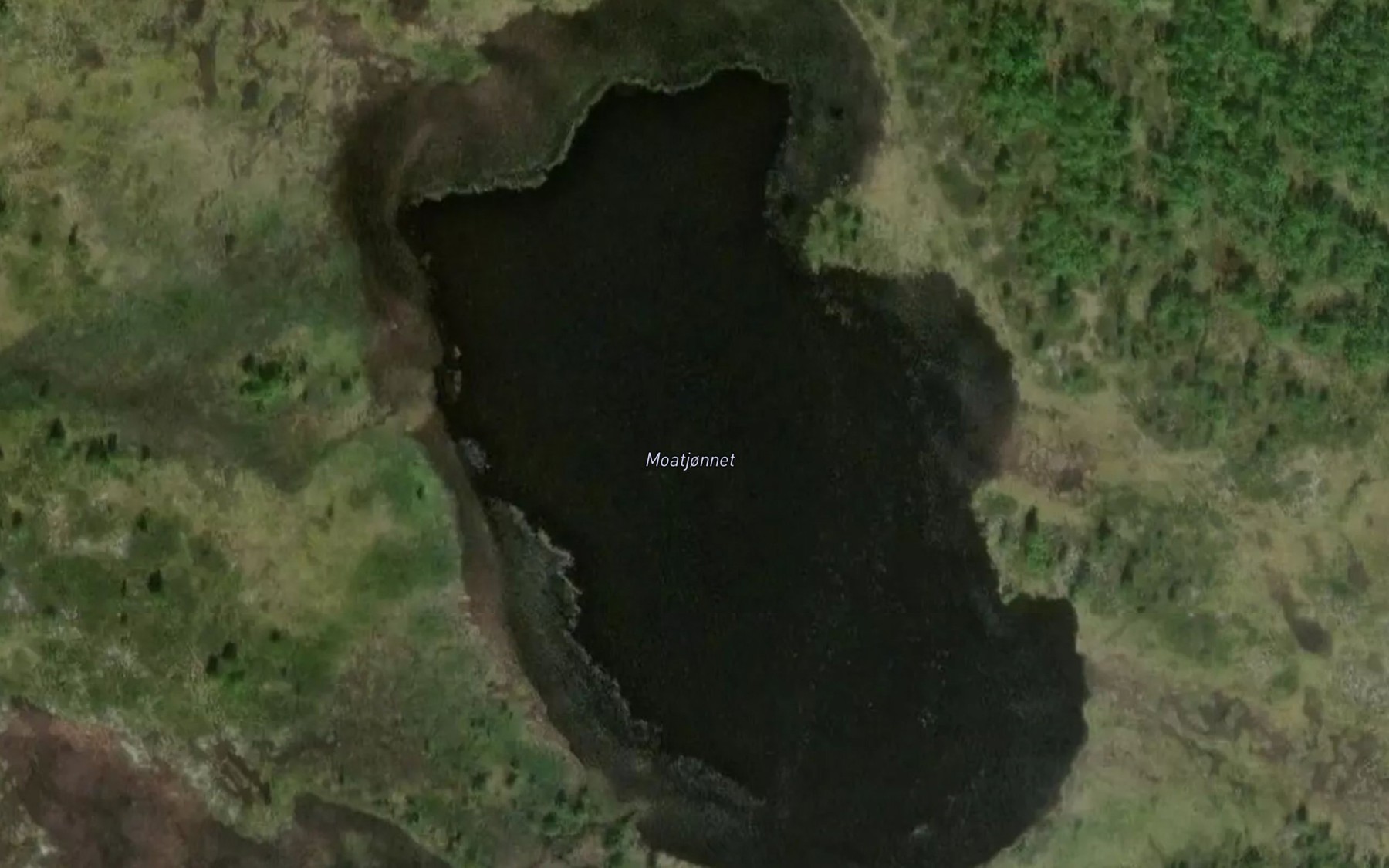Satellite map of the Moatjornet