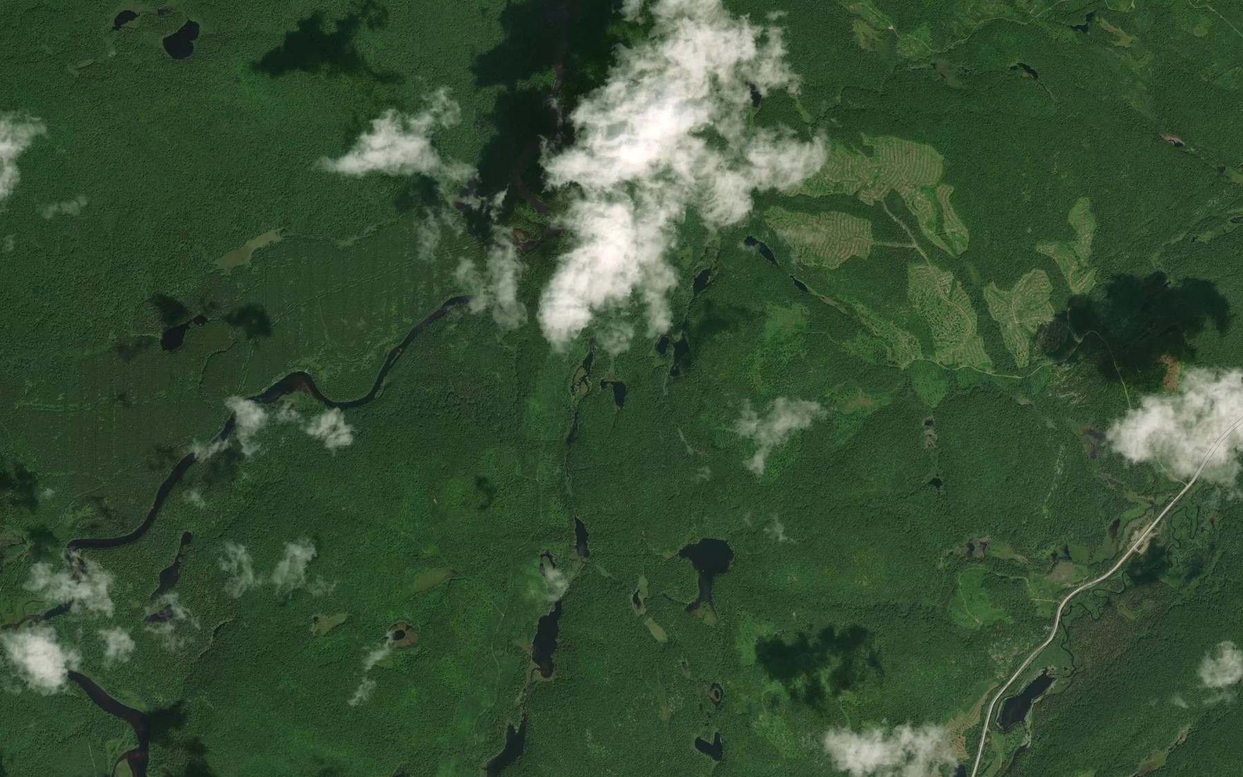 Satellite map of the Lac Compact