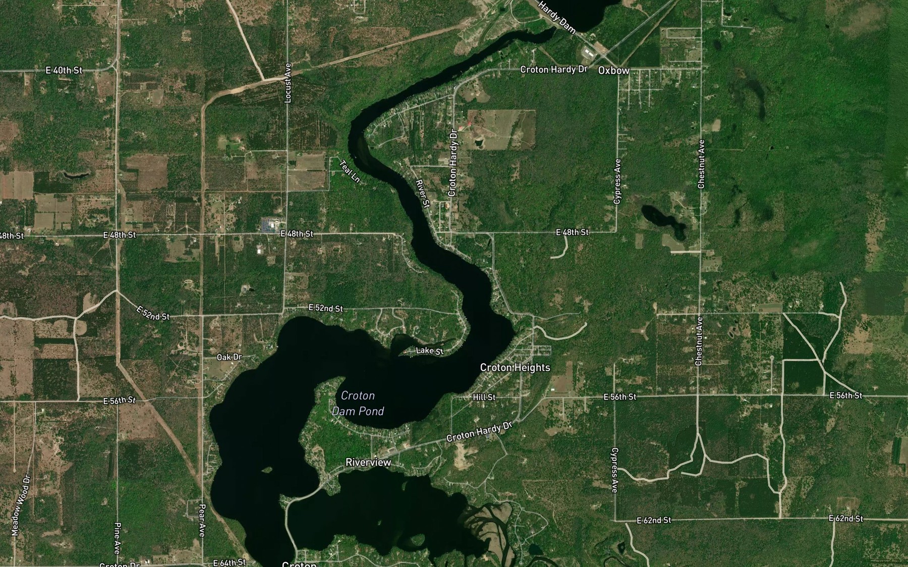 Satellite map of the Spot 6