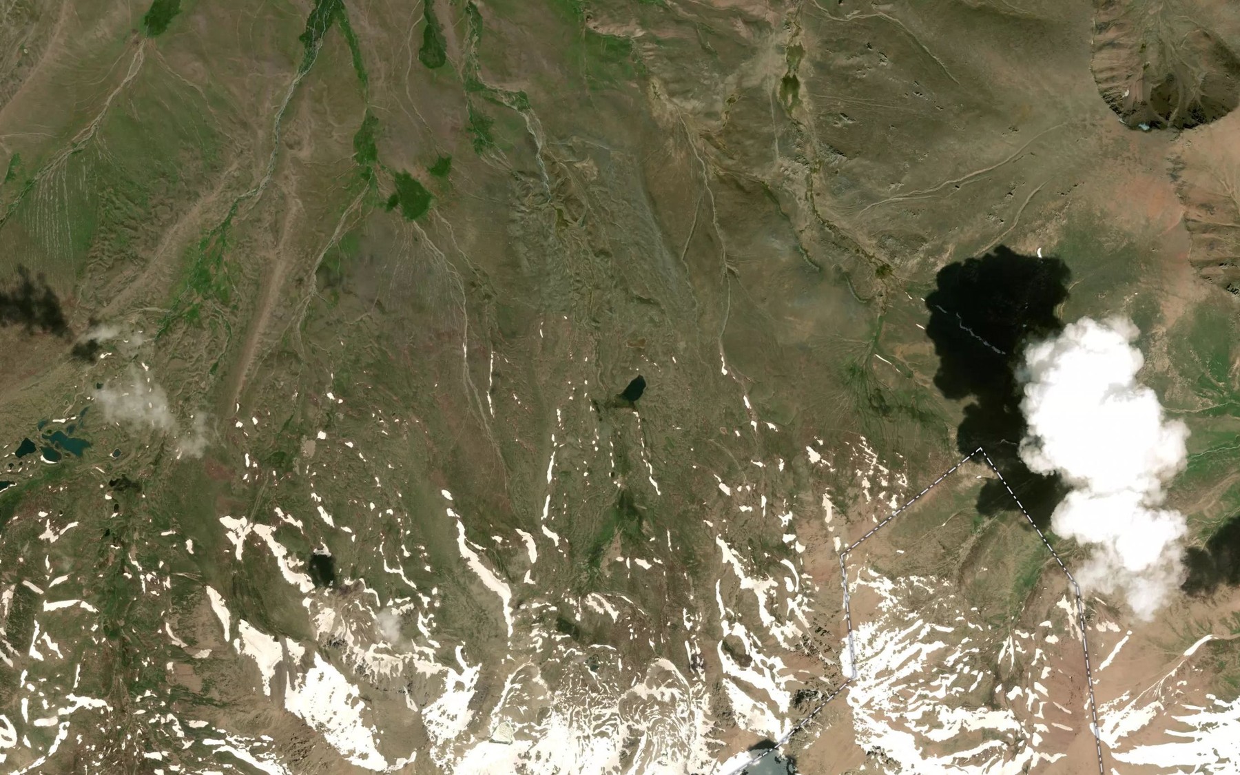 Satellite map of the Ozero Tutek