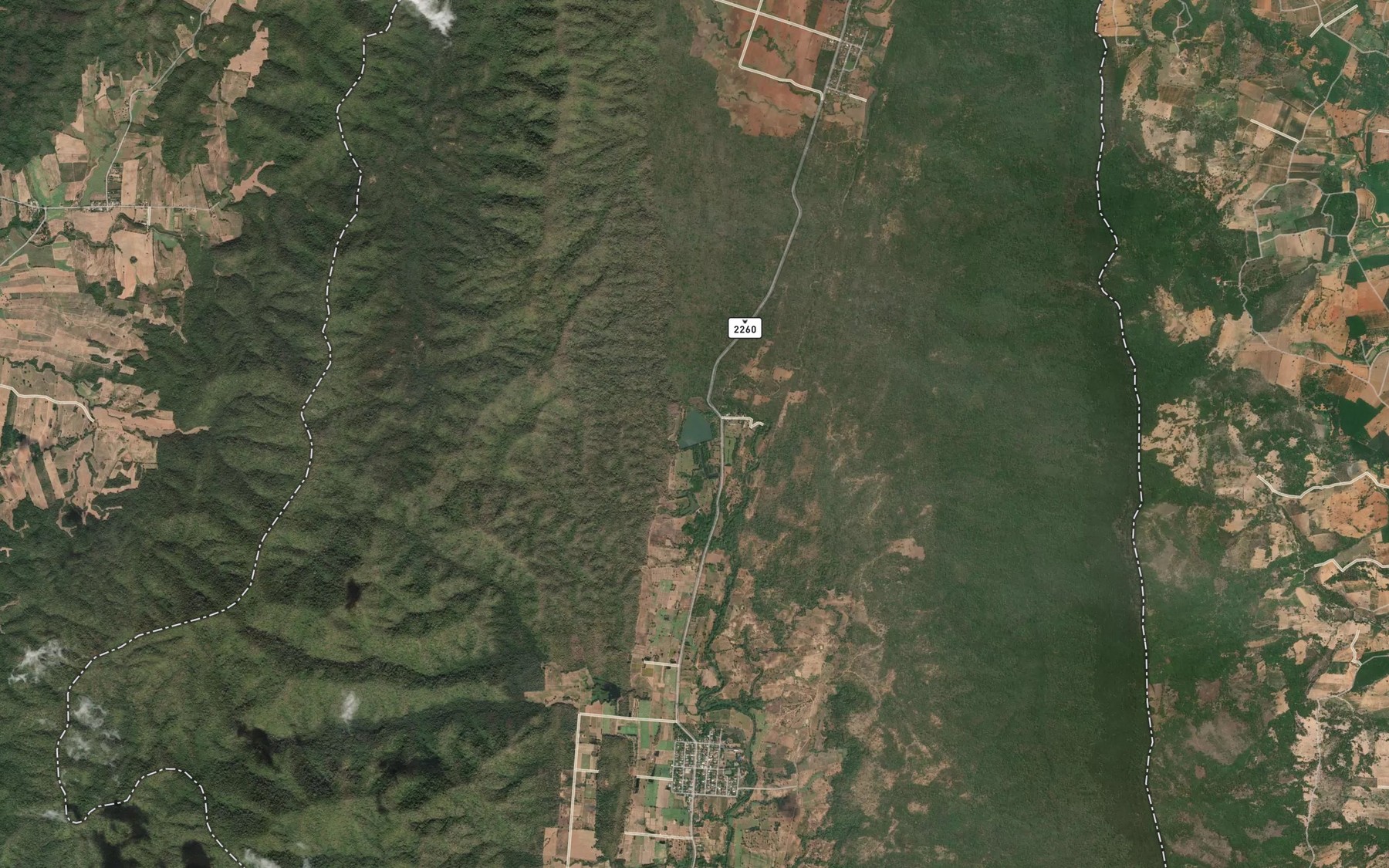 Satellite map of the Sa Nam Ban Wang Chueam