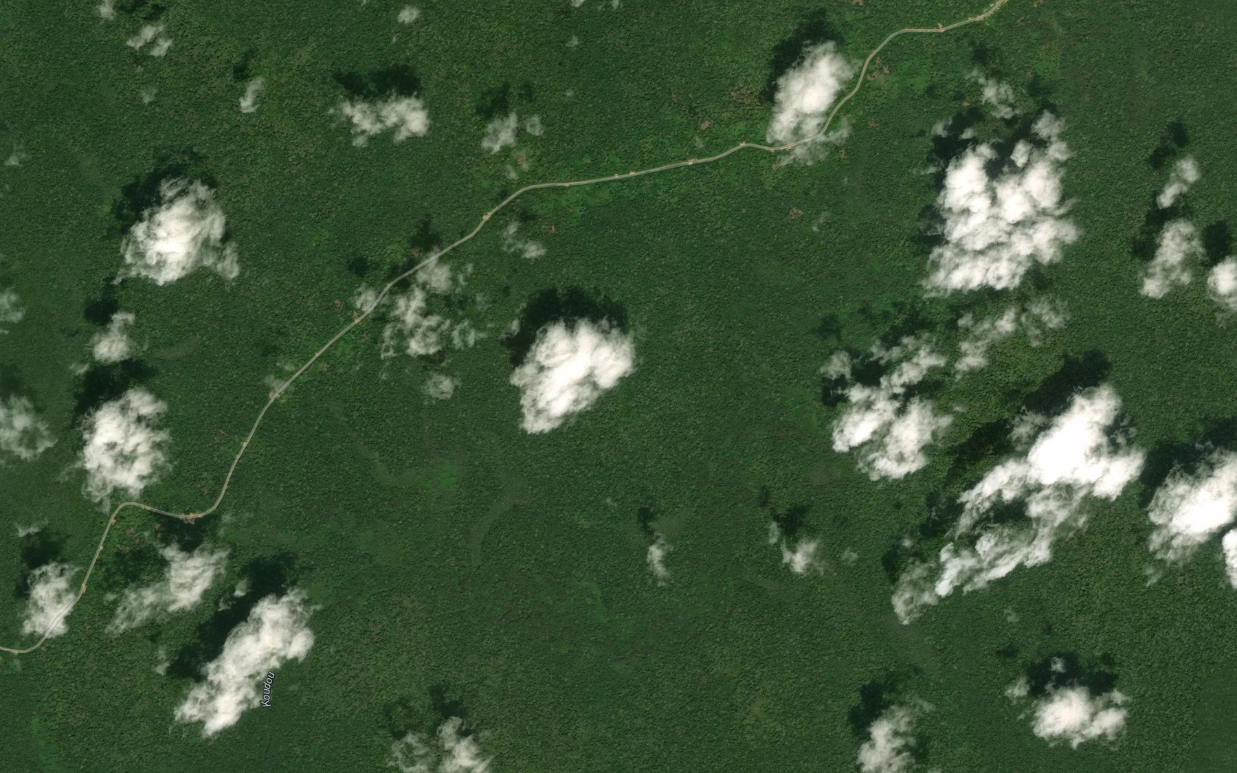 Satellite map of the Mayebe