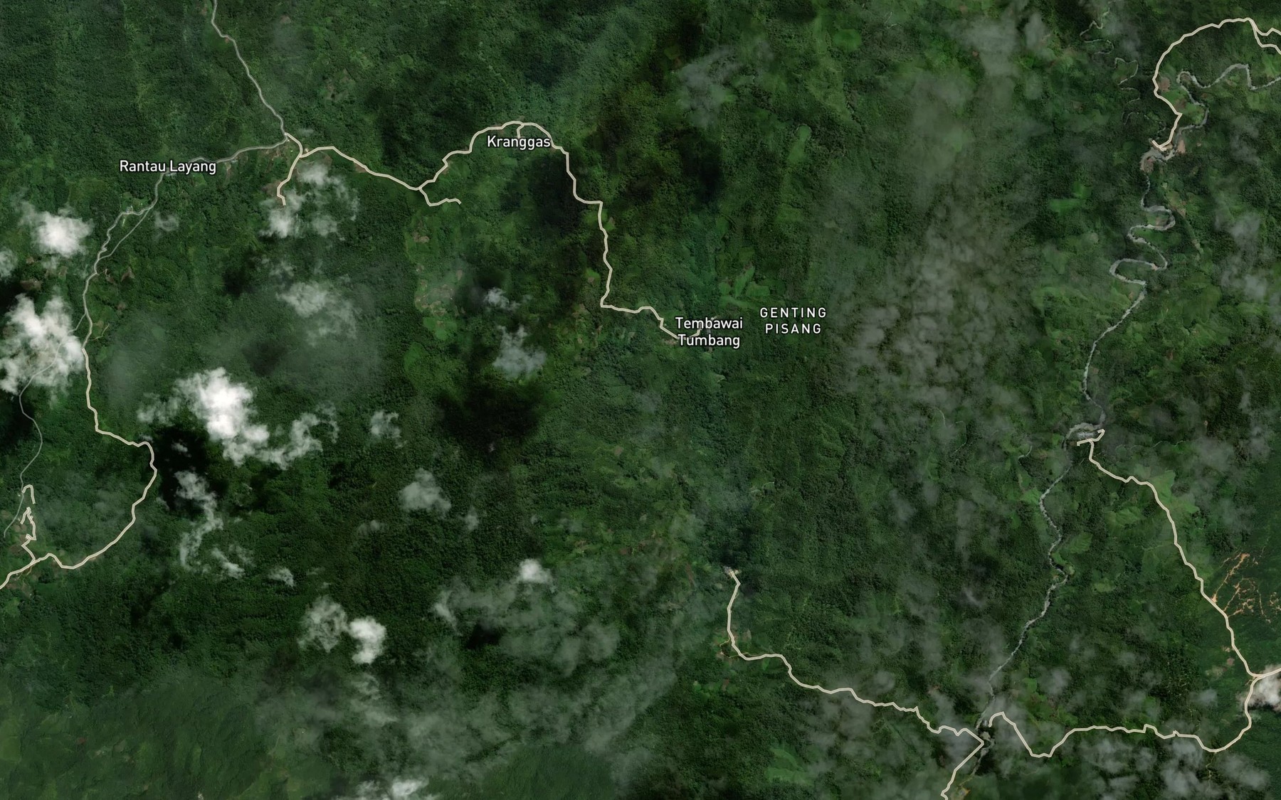 Satellite map of the Sungai Engkabang