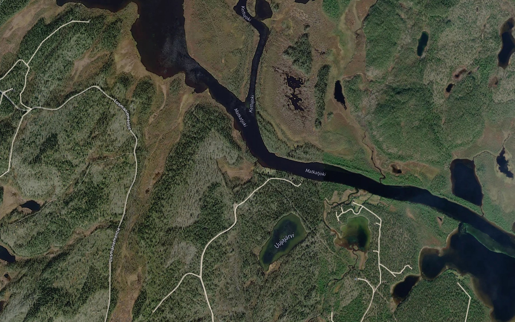 Satellite map of the Sarekiaddaajuuvas