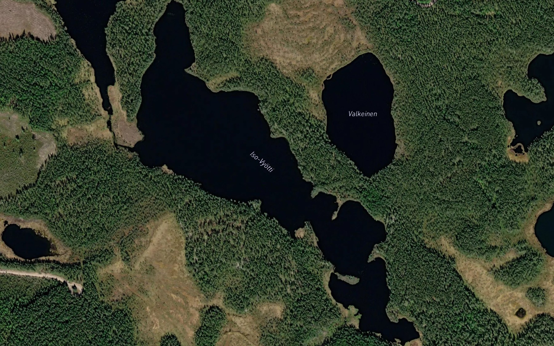 Satellite map of the Iso-Vyotti