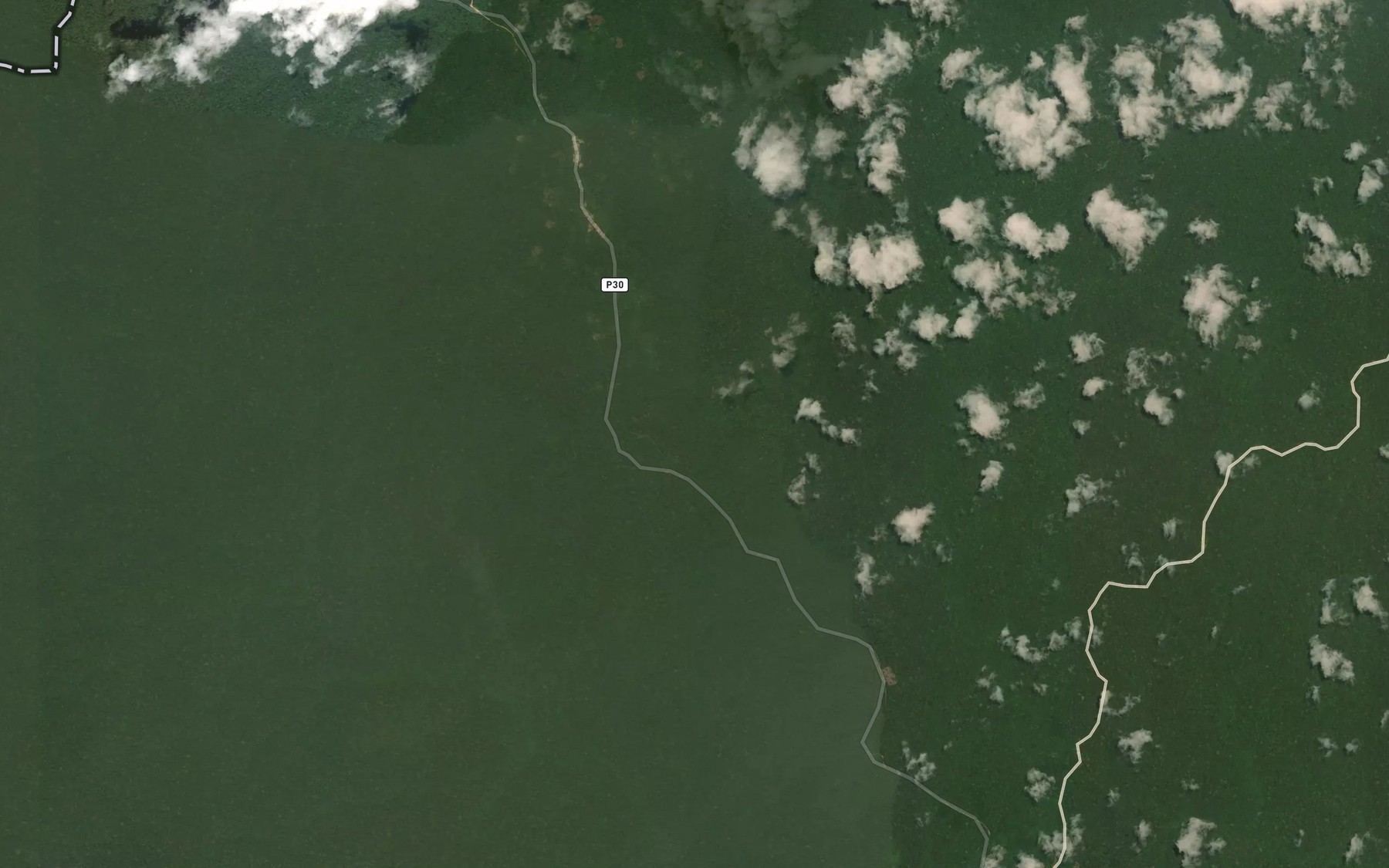 Satellite map of the Menguegna