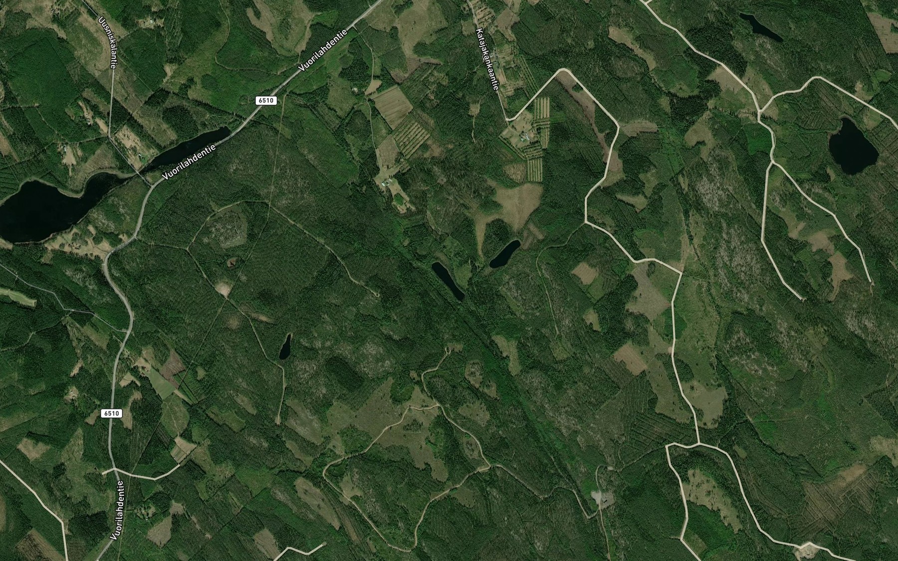 Satellite map of the Iso Havukkalampi