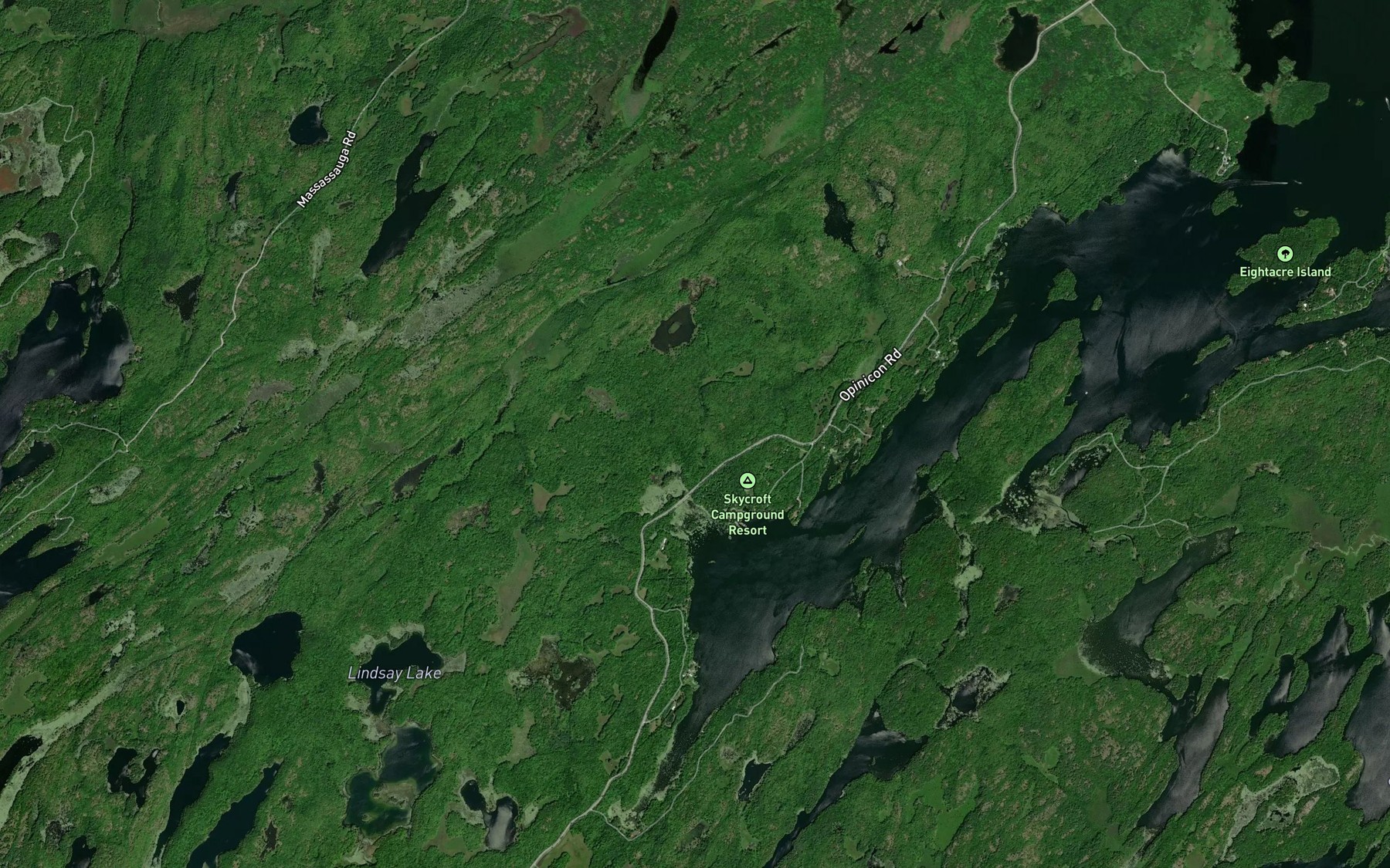 Satellite map of the Telephone Bay