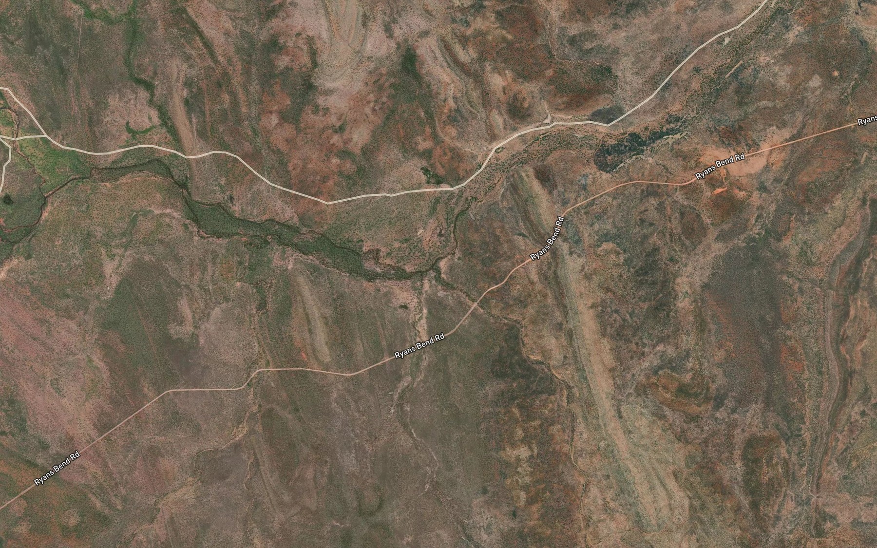 Satellite map of the Stott Creek