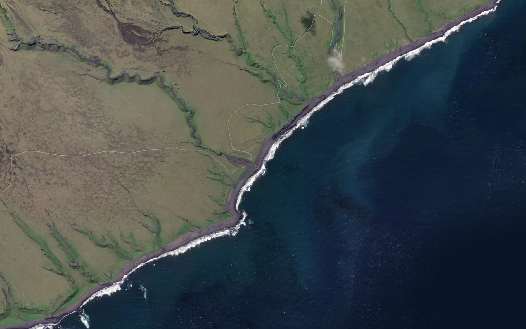 Satellite map of the Missouri Creek