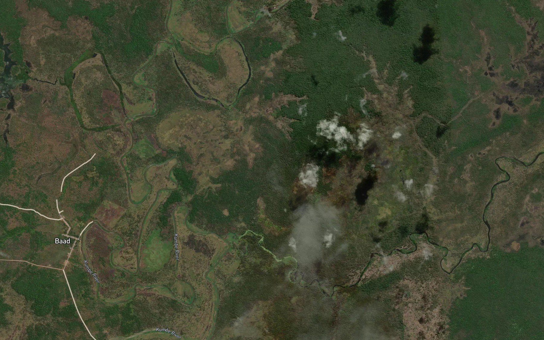 Satellite map of the Sungai Subasuba