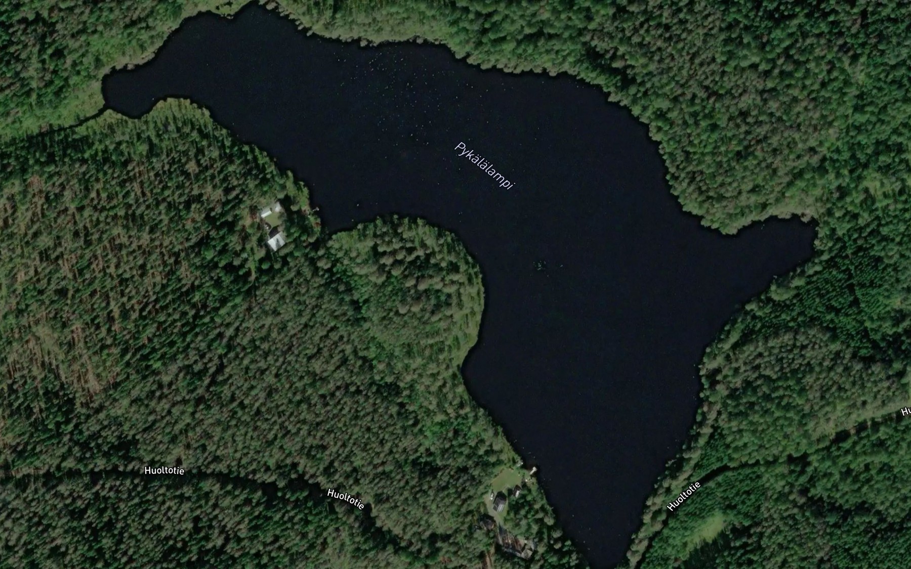 Satellite map of the Pykalalampi