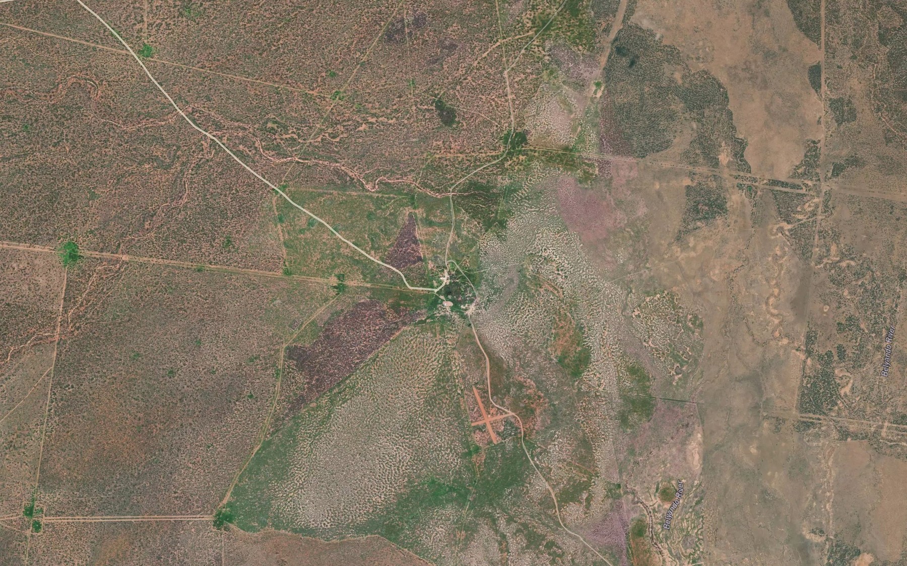 Satellite map of the Laglan Springs