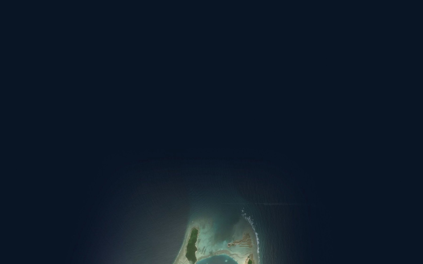 Satellite map of the Northwest Reef