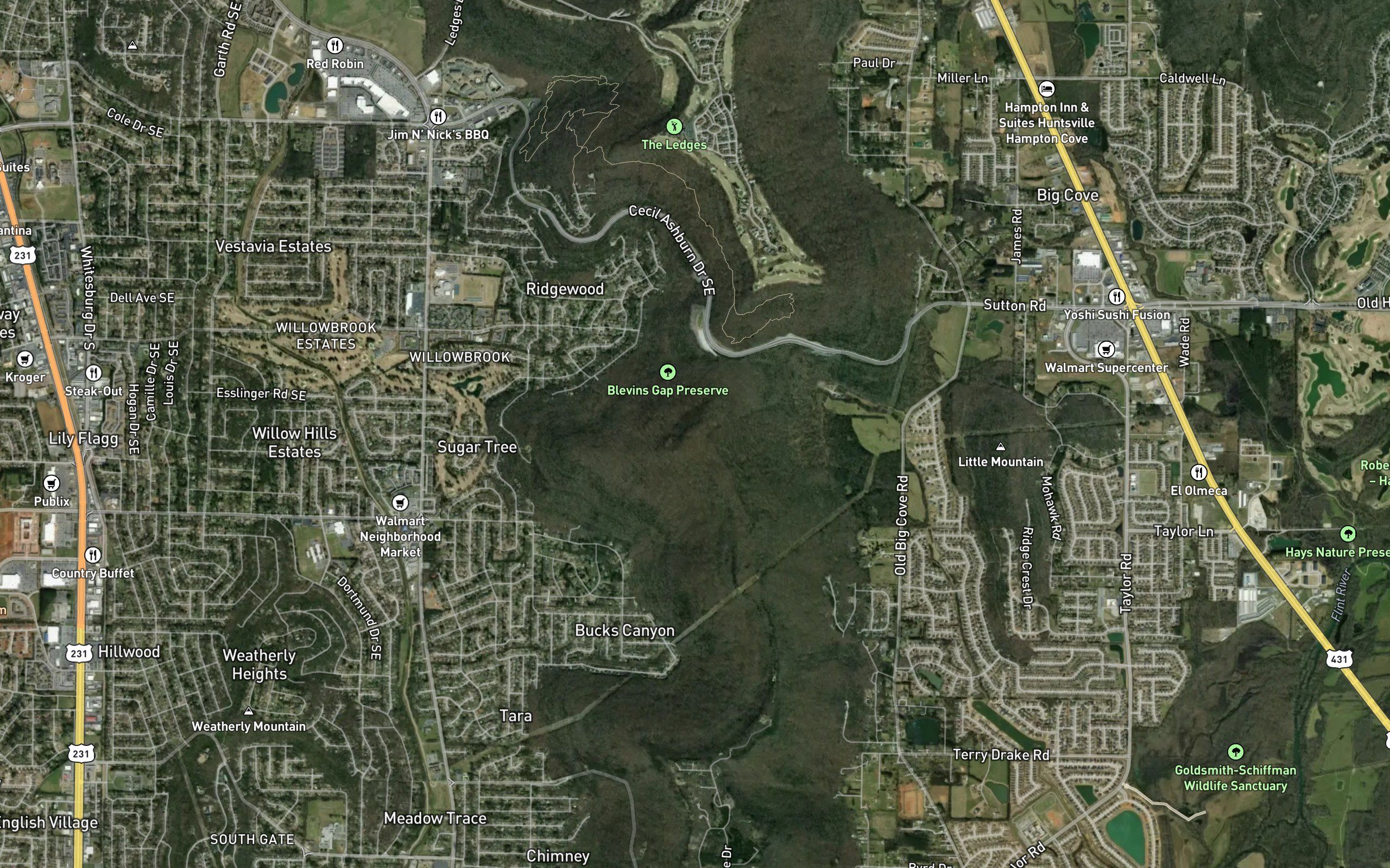 Madison County Nature Trail Lake