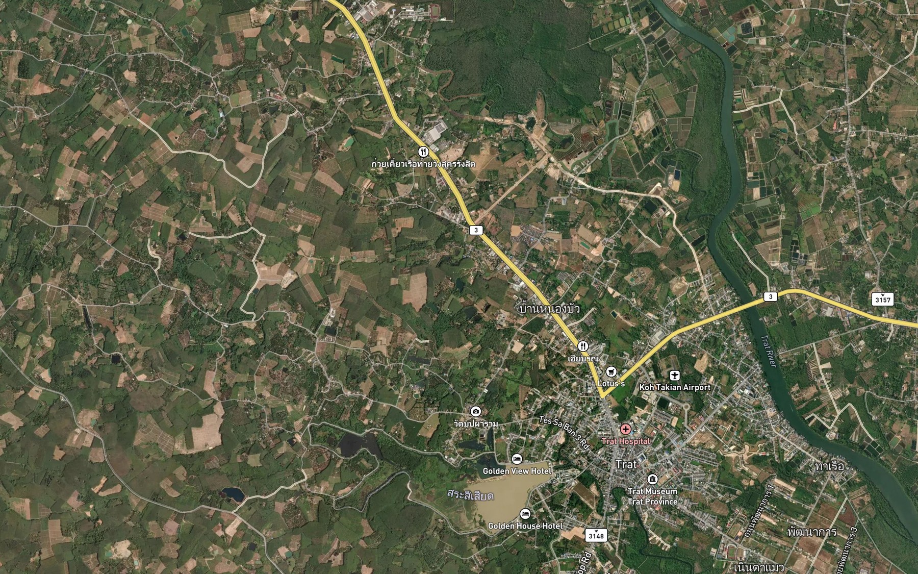 Satellite map of the Nong Bua