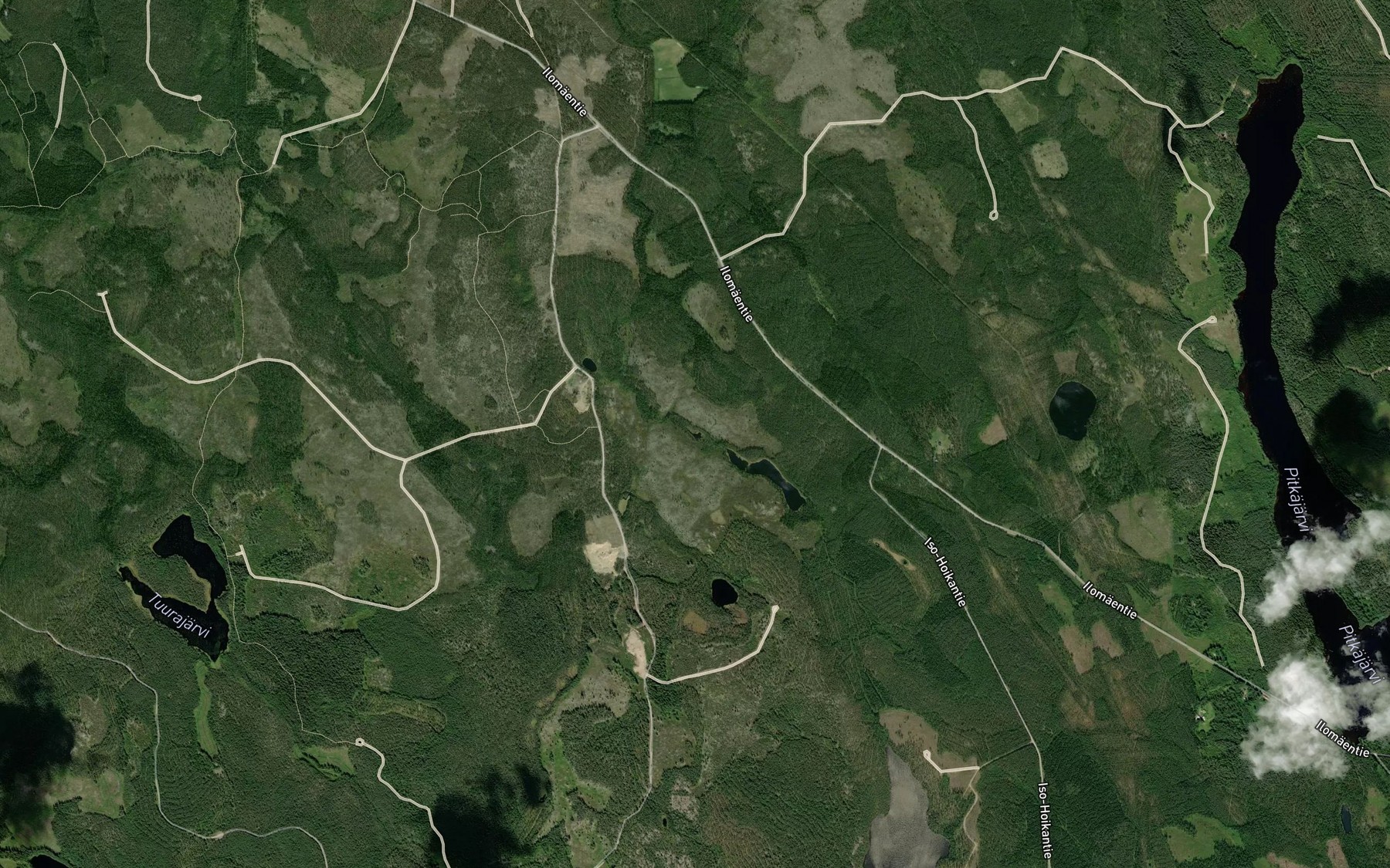 Satellite map of the Pieni Hoikkalampi