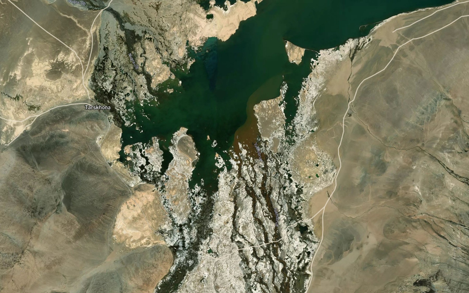 Satellite map of the Muzkol