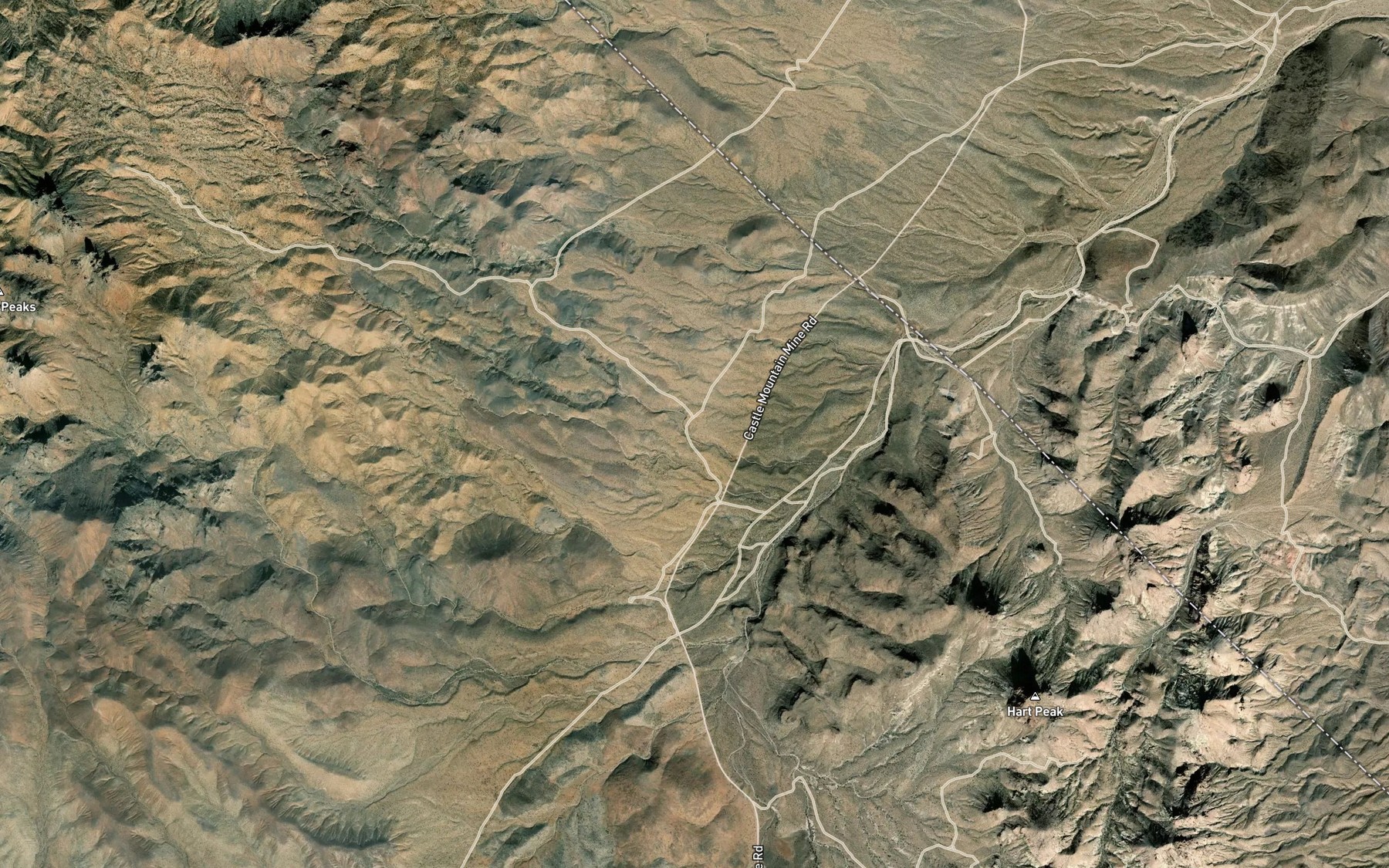 Satellite map of the Stagecoach Spring