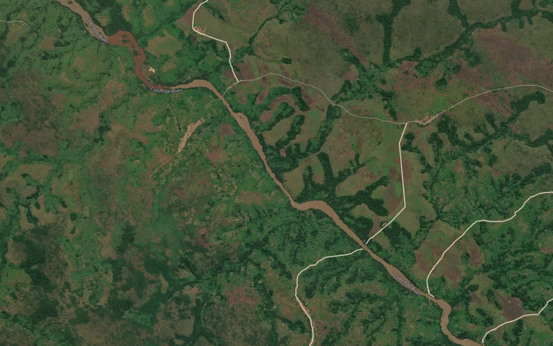 Satellite map of the Lupupa