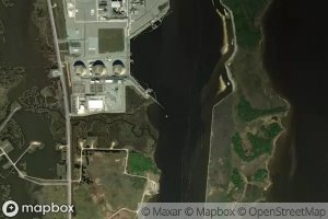Satellite map of the Crab Gully