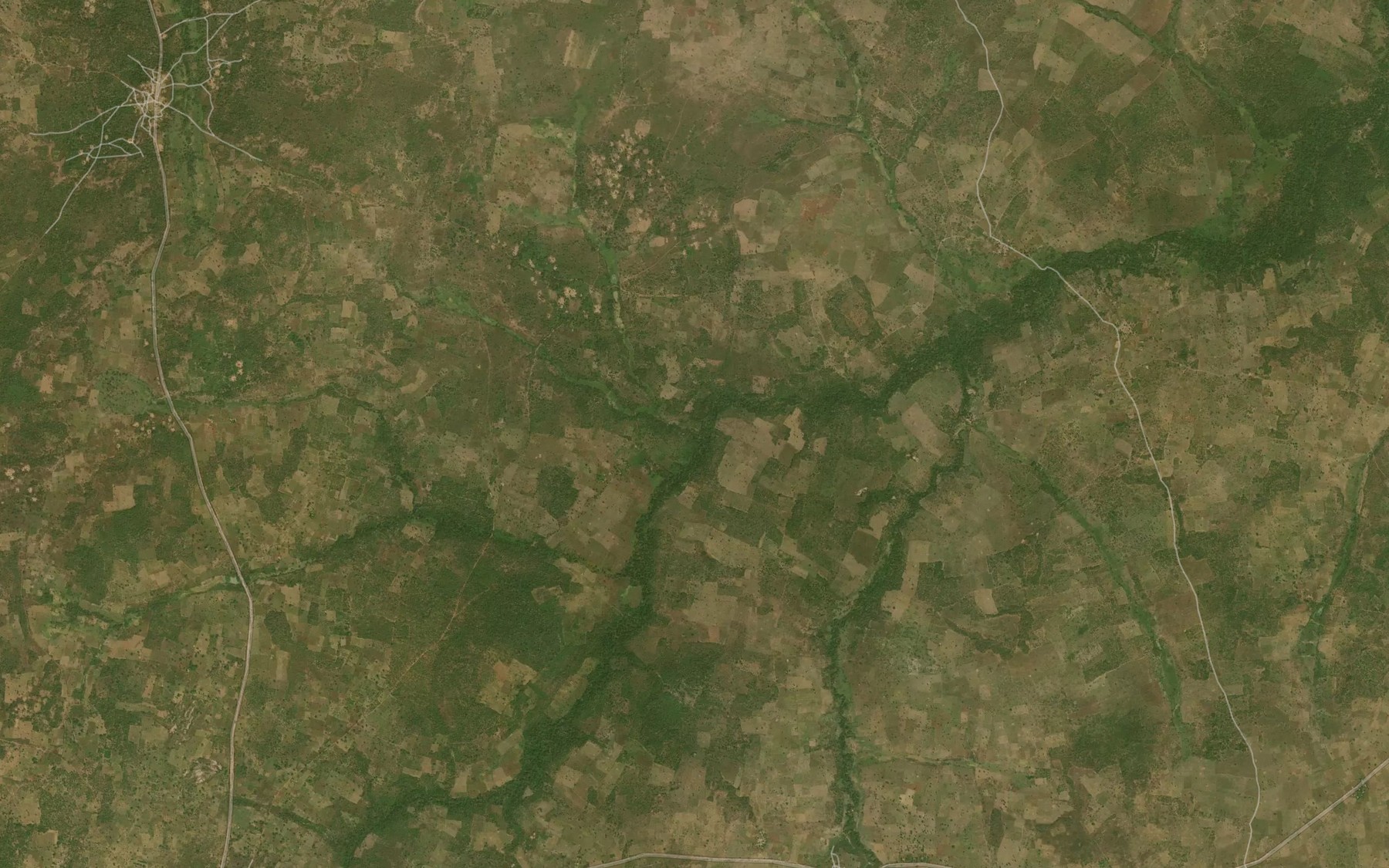 Satellite map of the River Gandukoka
