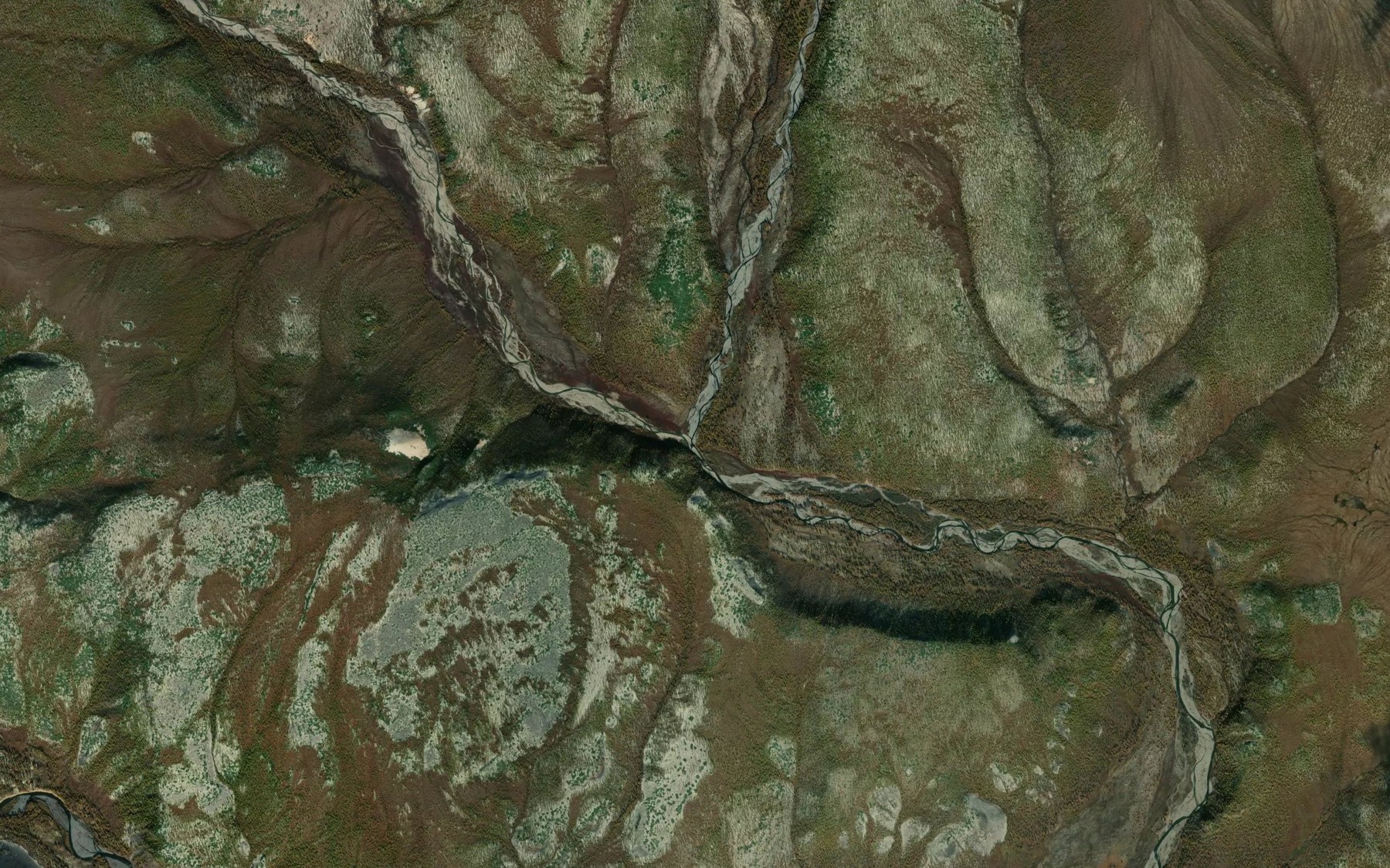 Satellite map of the Tigris