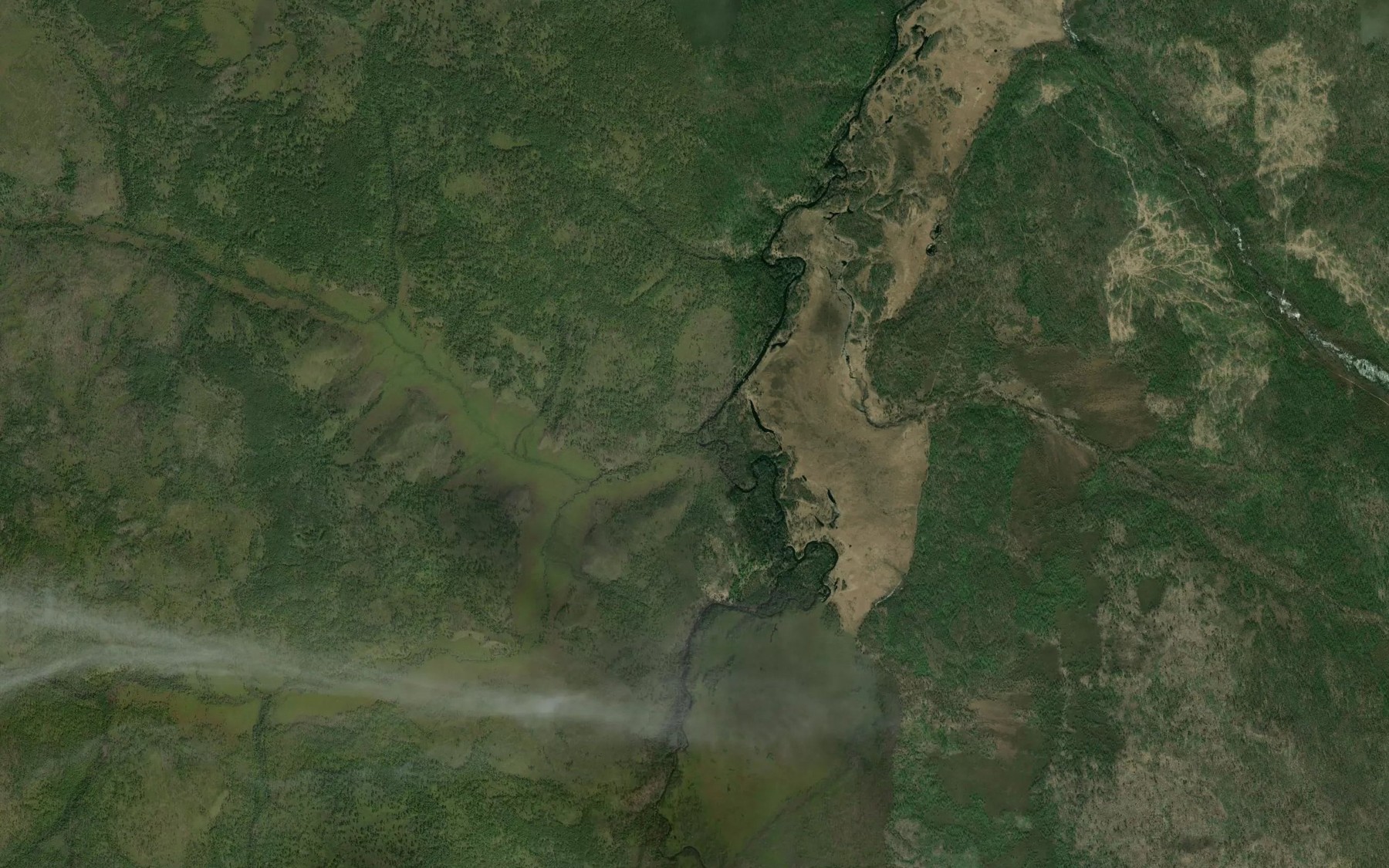 Satellite map of the Shirokiy