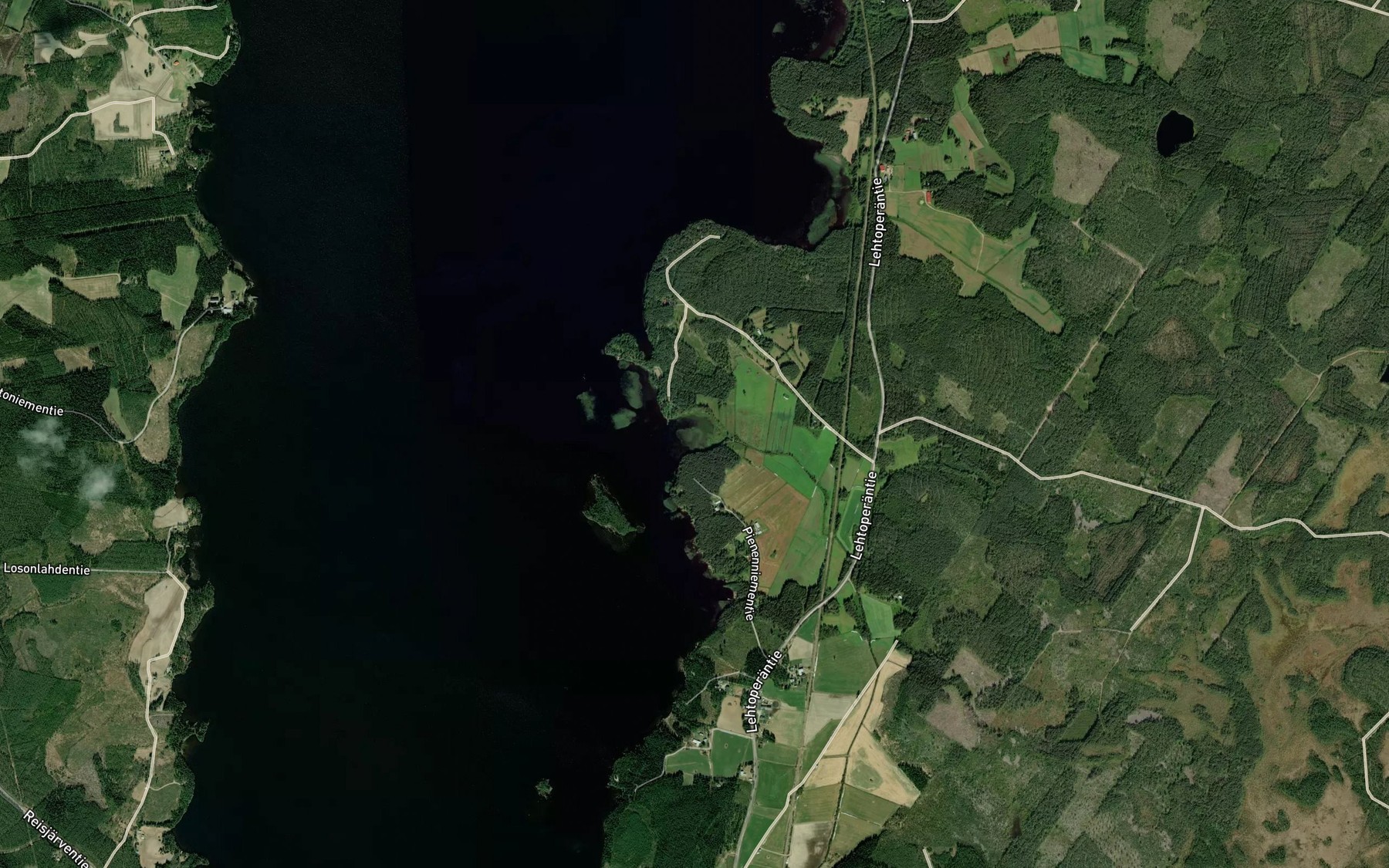 Satellite map of the Pienilahti