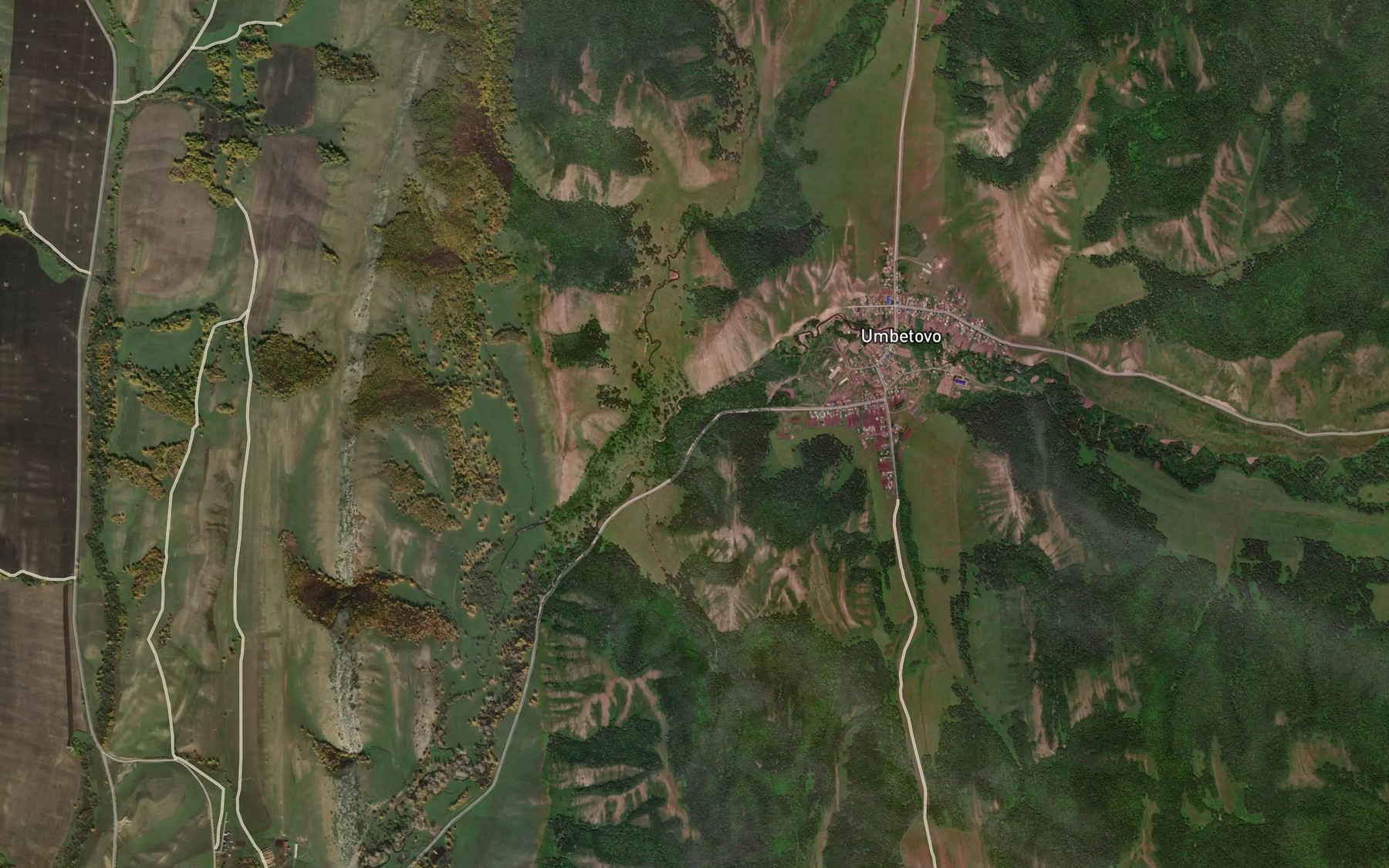 Satellite map of the Malyy Uskalyk