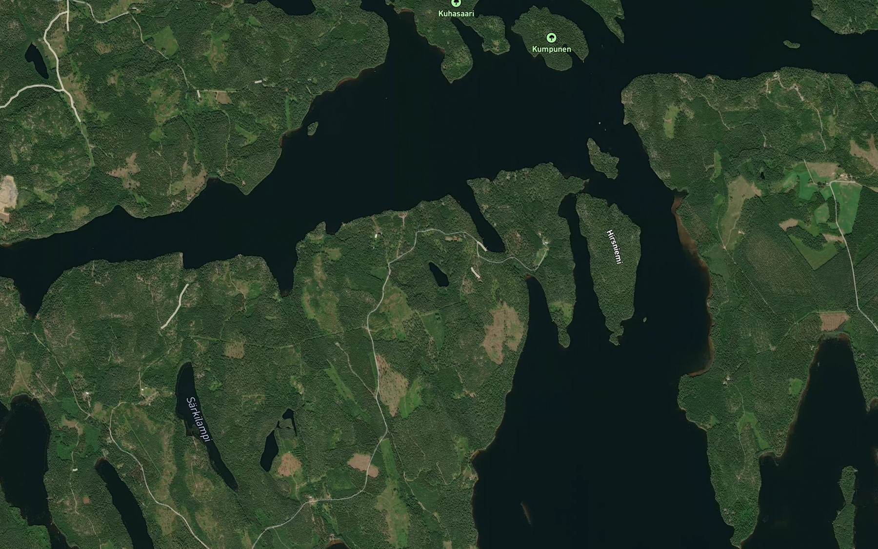 Satellite map of the Tailampi