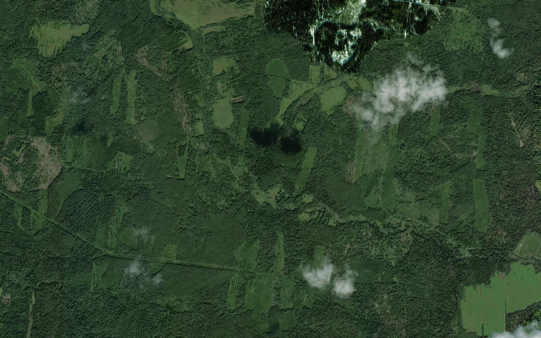 Satellite map of the Chernavka