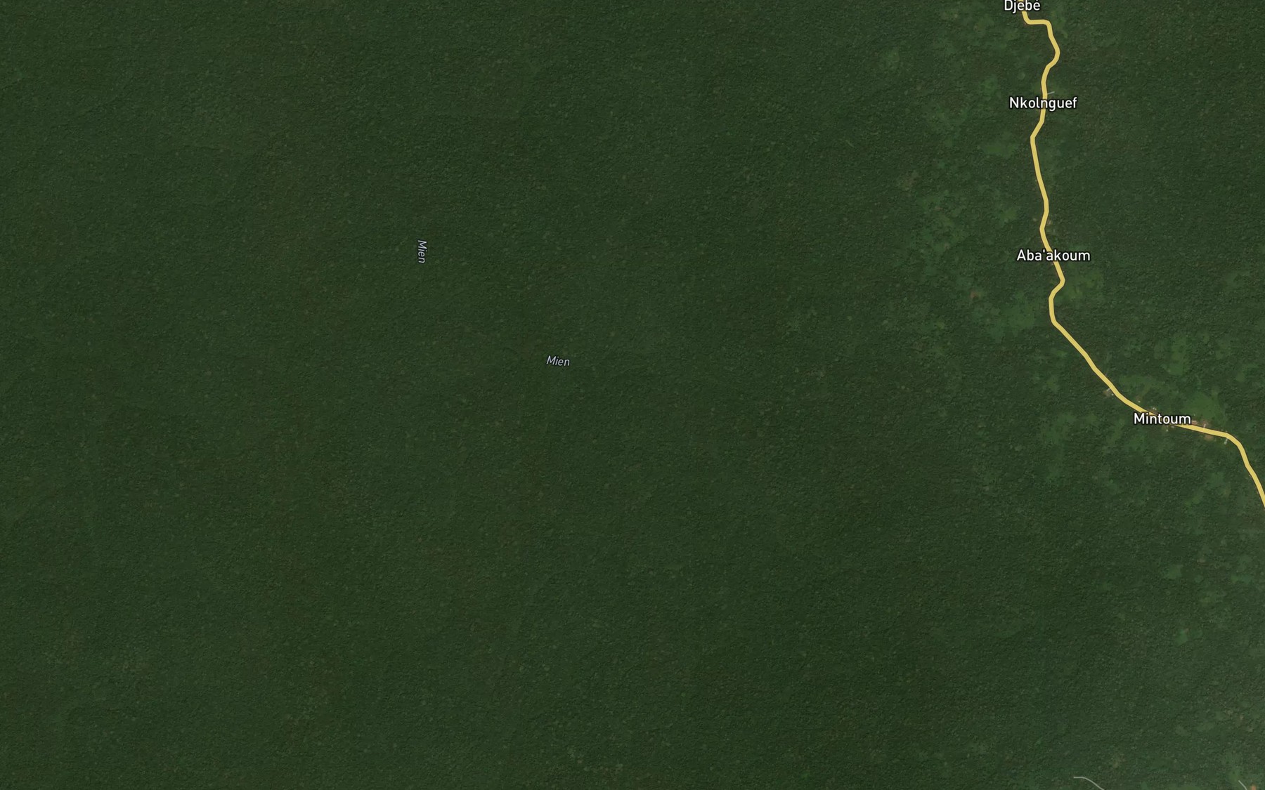 Satellite map of the Mempe