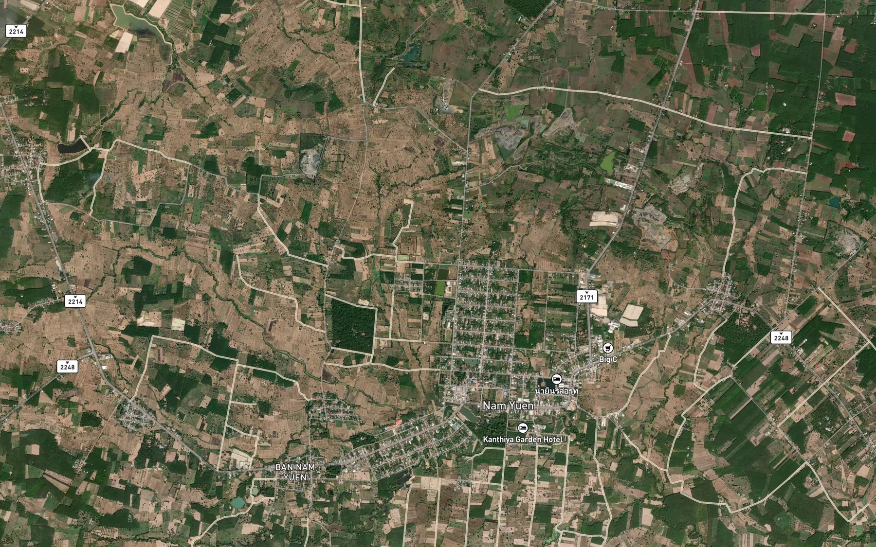 Satellite map of the Nong Huai Pluak