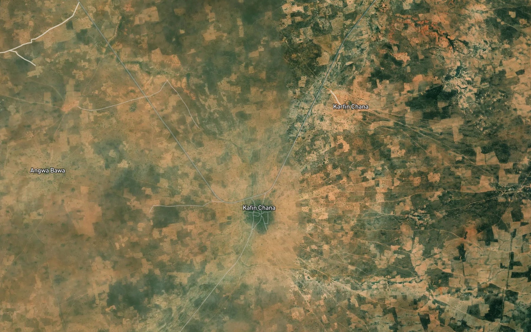 Satellite map of the River Katsura