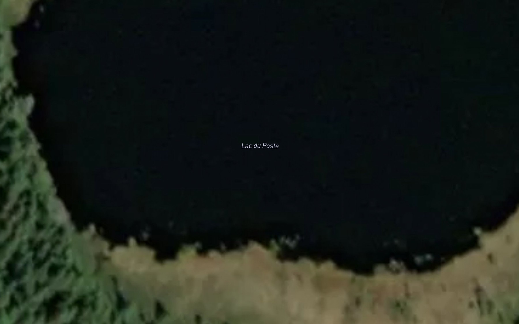 Satellite map of the Lac du Poste