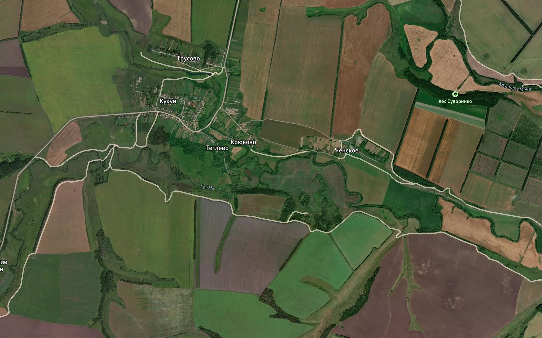 Satellite map of the Galitsa