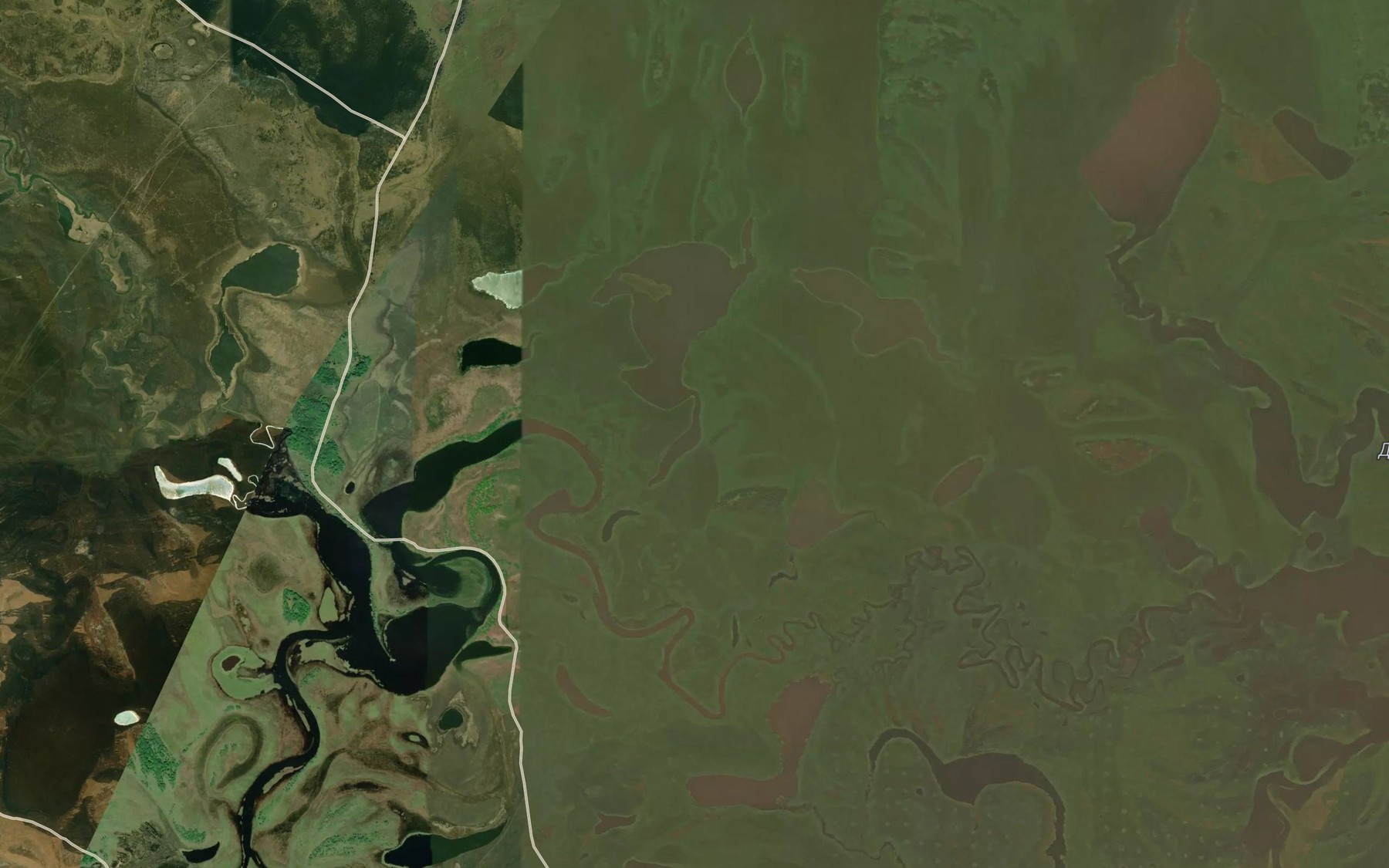 Satellite map of the Ozero Darginskoye
