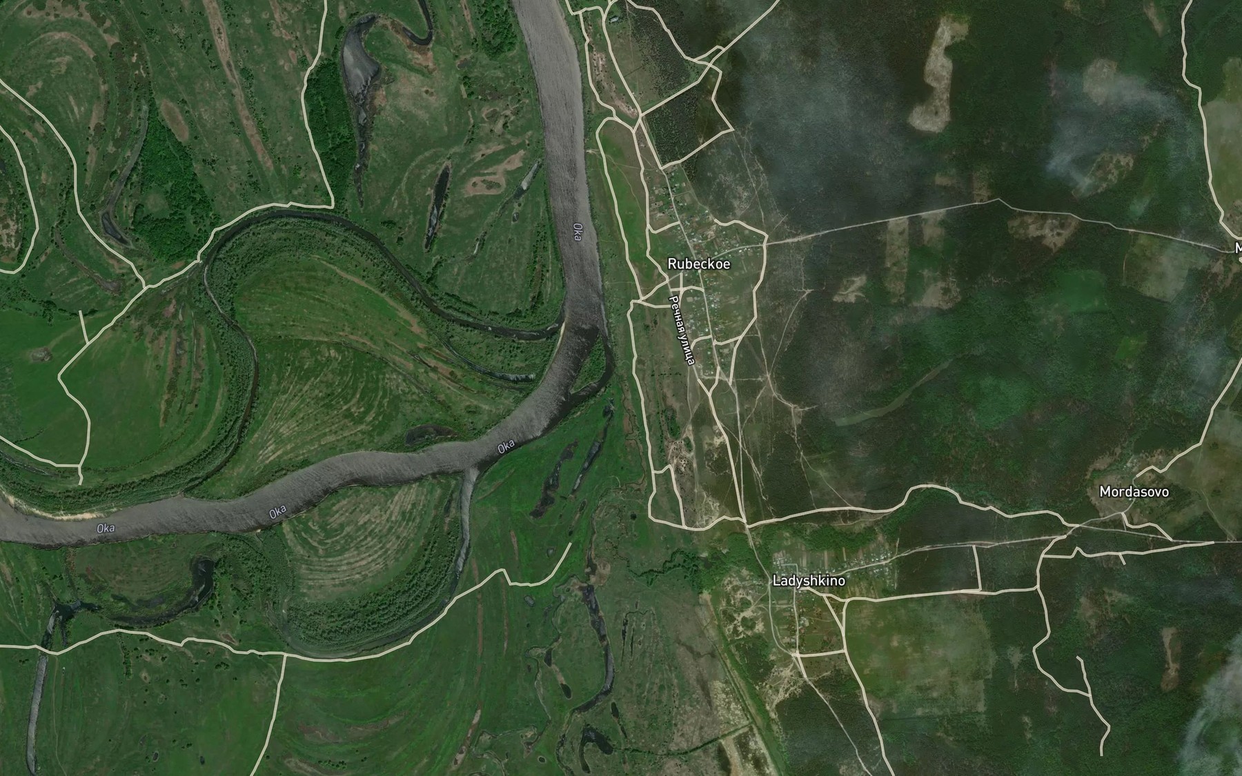 Satellite map of the Tynok Istok