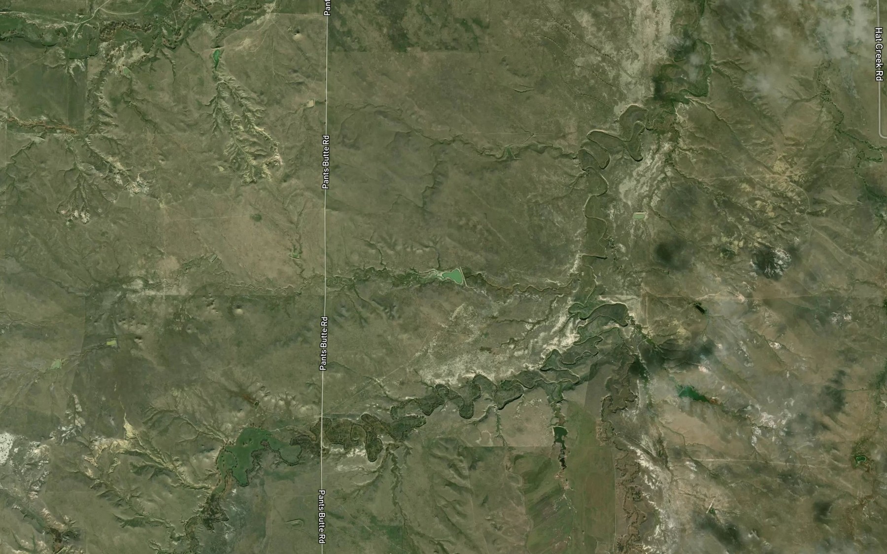 Satellite map of the Bill Coffee Reservoir Number 1