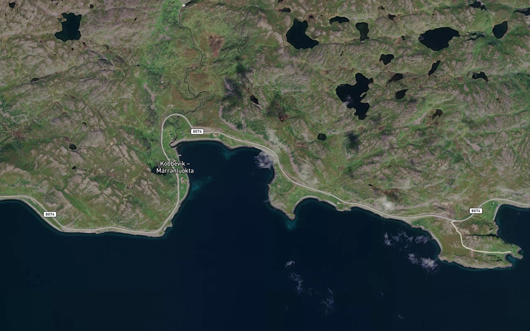 Satellite map of the Mollbukta