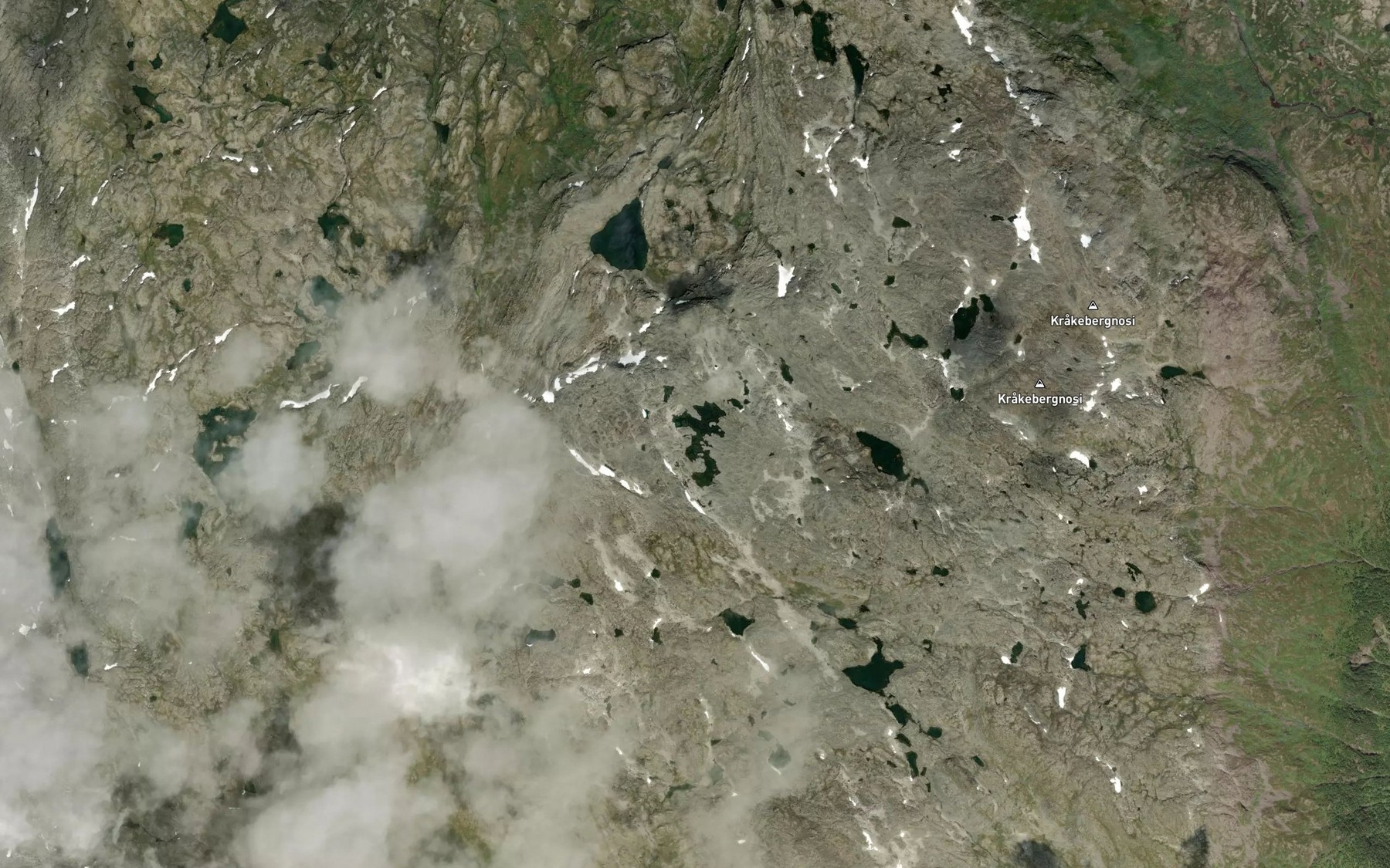 Satellite map of the Rypetjorni