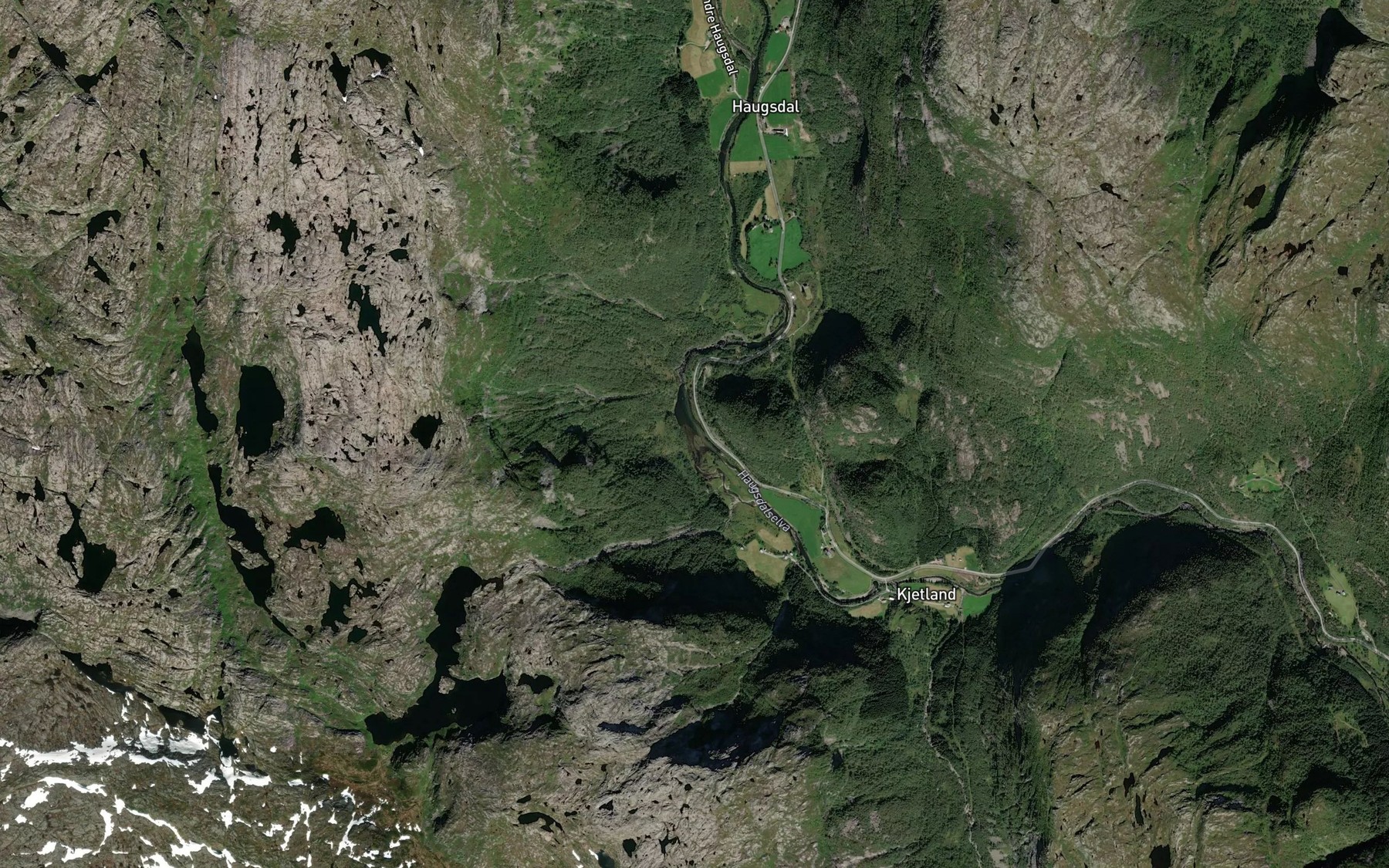 Satellite map of the Vadgardholen