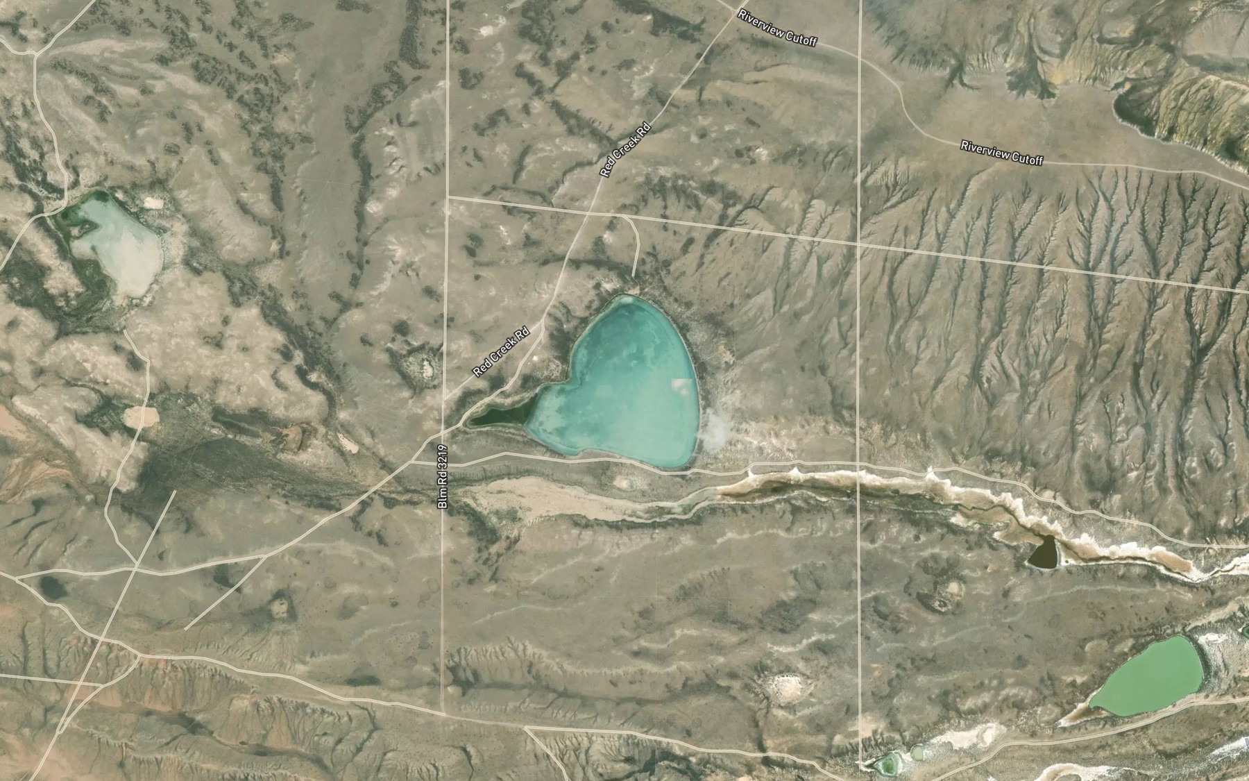 Satellite map of the Picket Lake