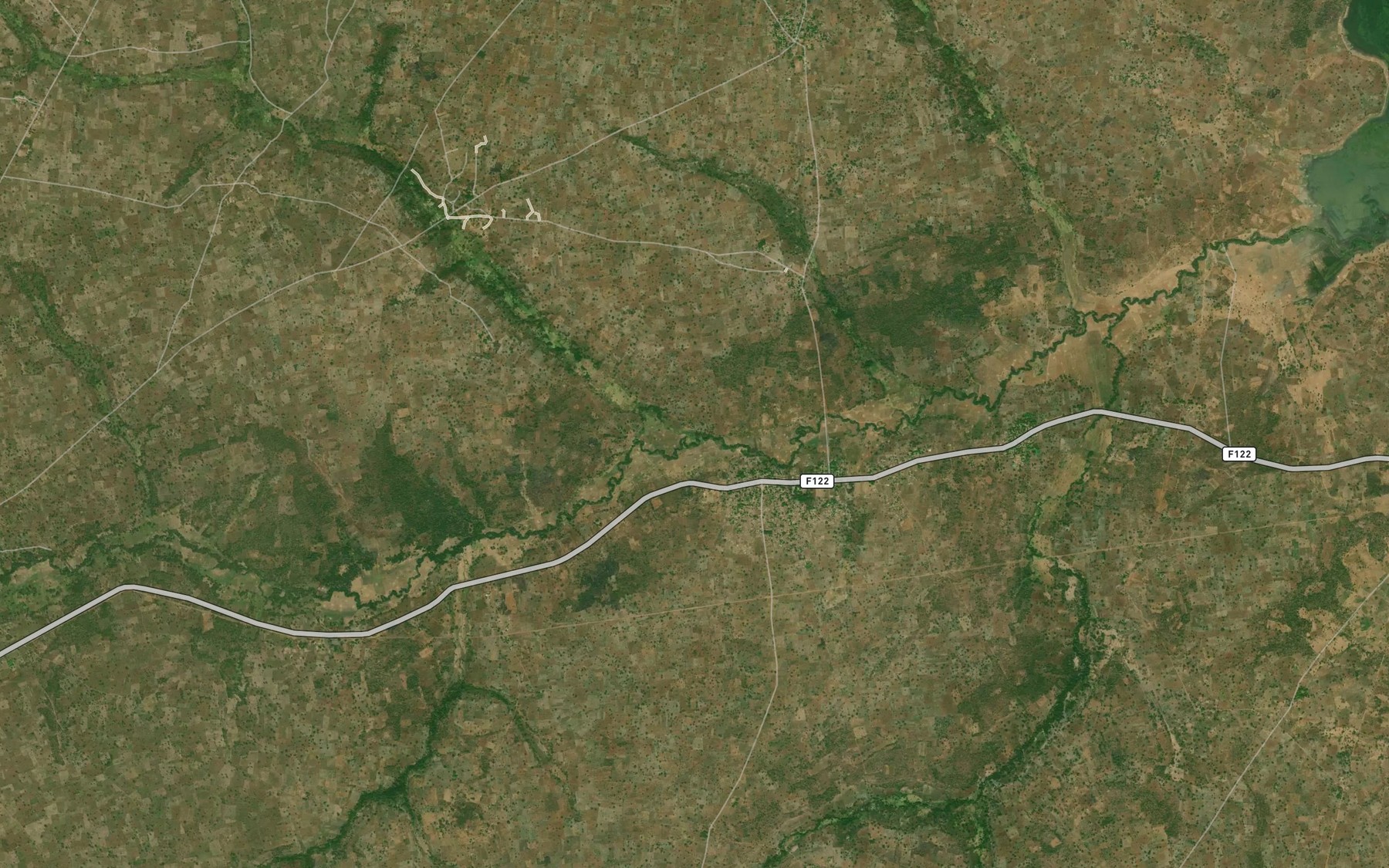 Satellite map of the River Ndyerawa