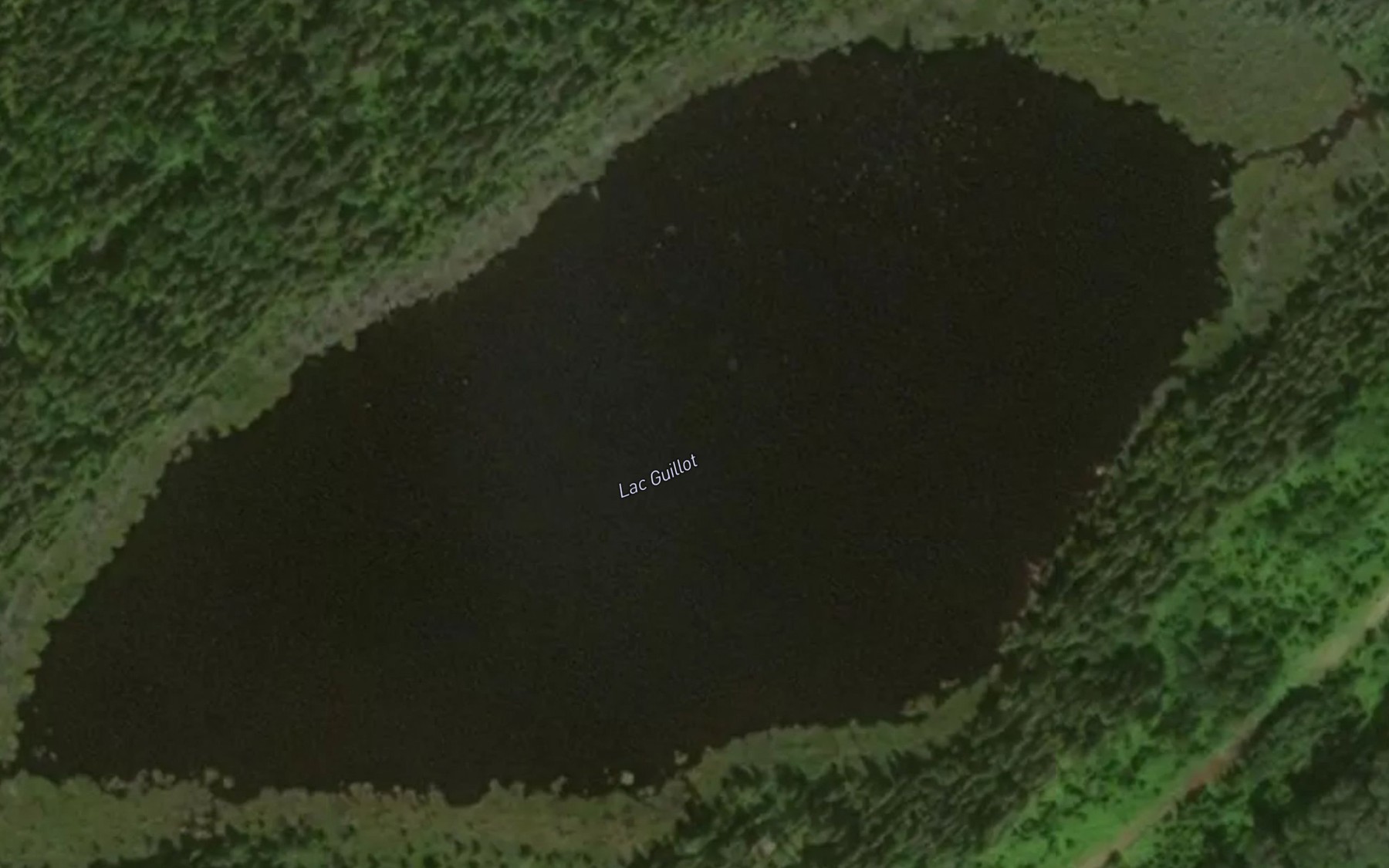 Satellite map of the Lac Guillot
