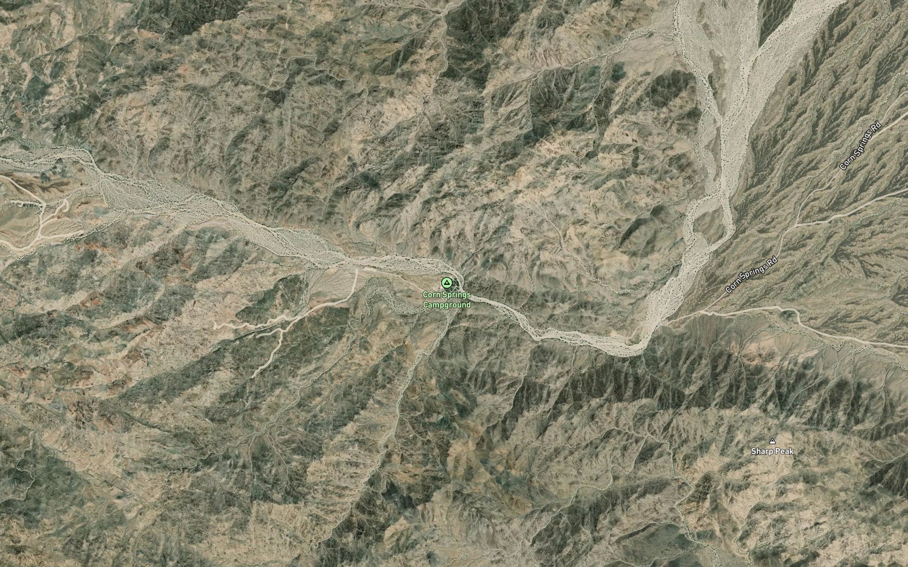 Satellite map of the Corn Spring