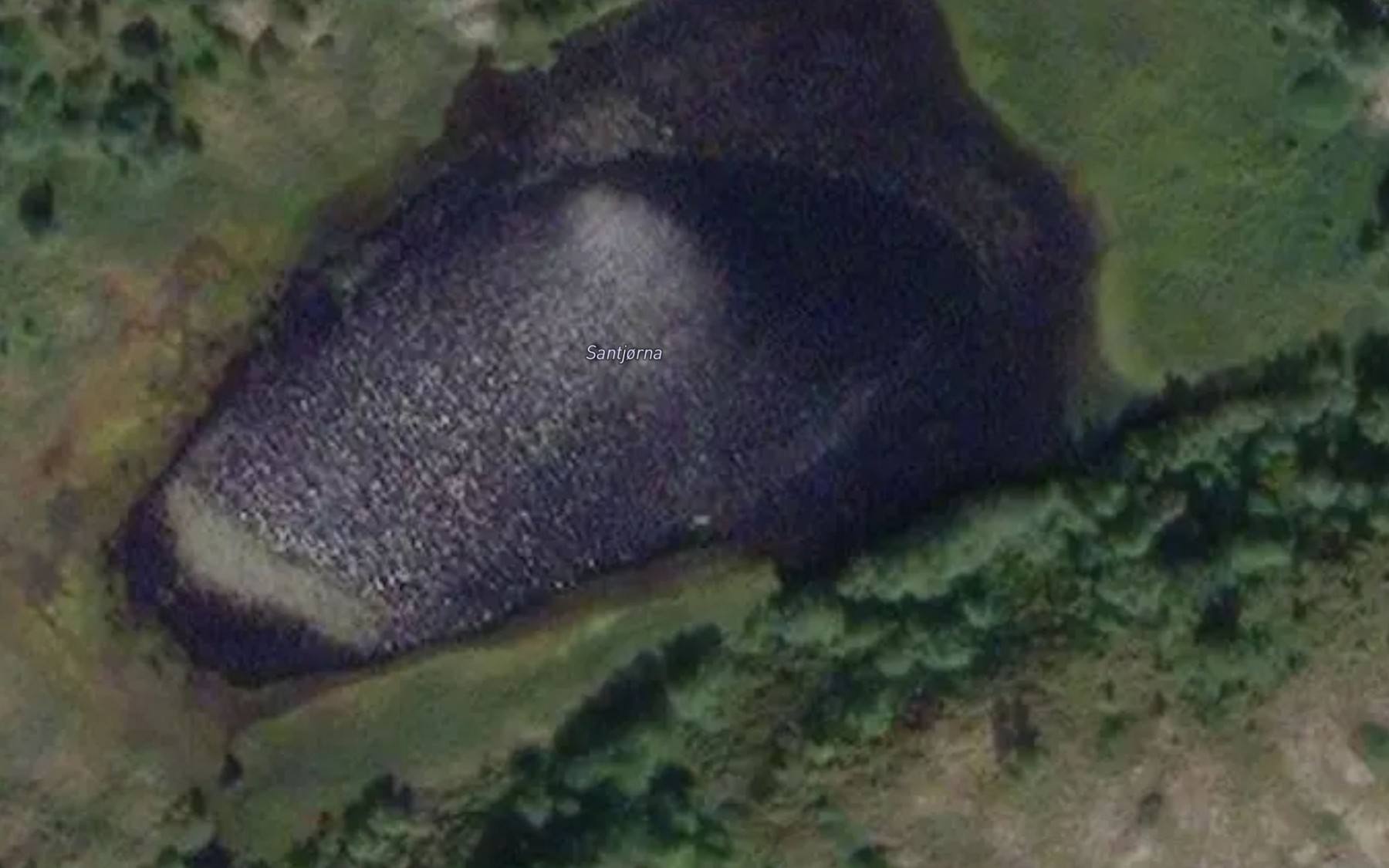 Satellite map of the Sandtjorna
